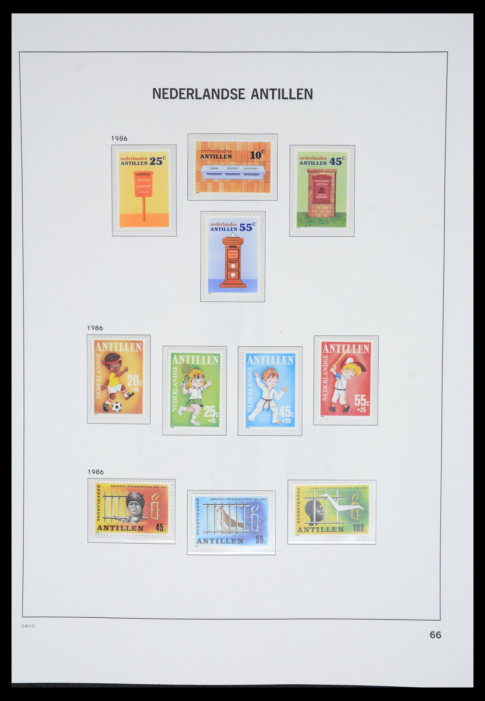 36831 074 - Postzegelverzameling 36831 Curaçao en Nederlandse Antillen 1873-1995.