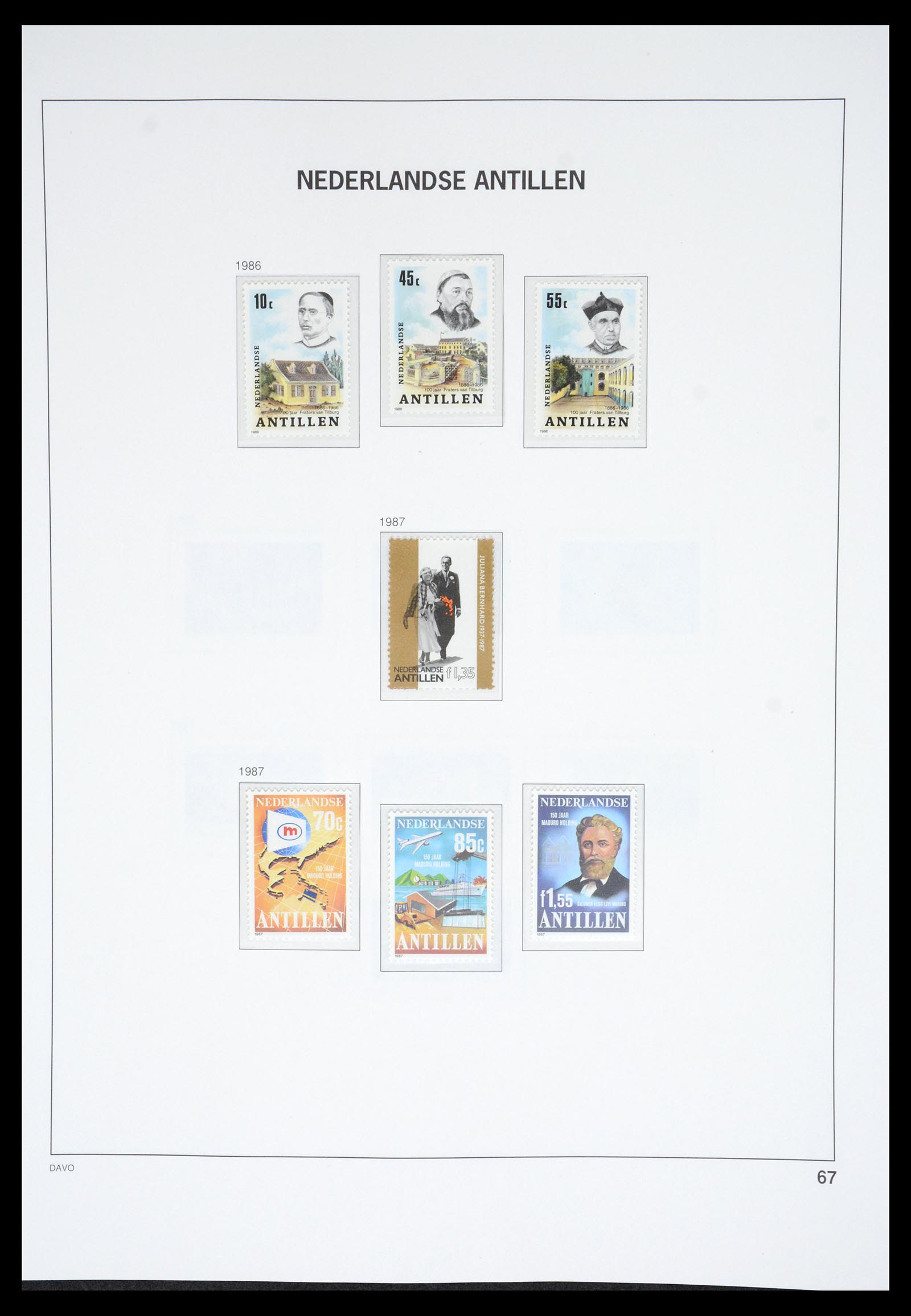 36831 075 - Postzegelverzameling 36831 Curaçao en Nederlandse Antillen 1873-1995.