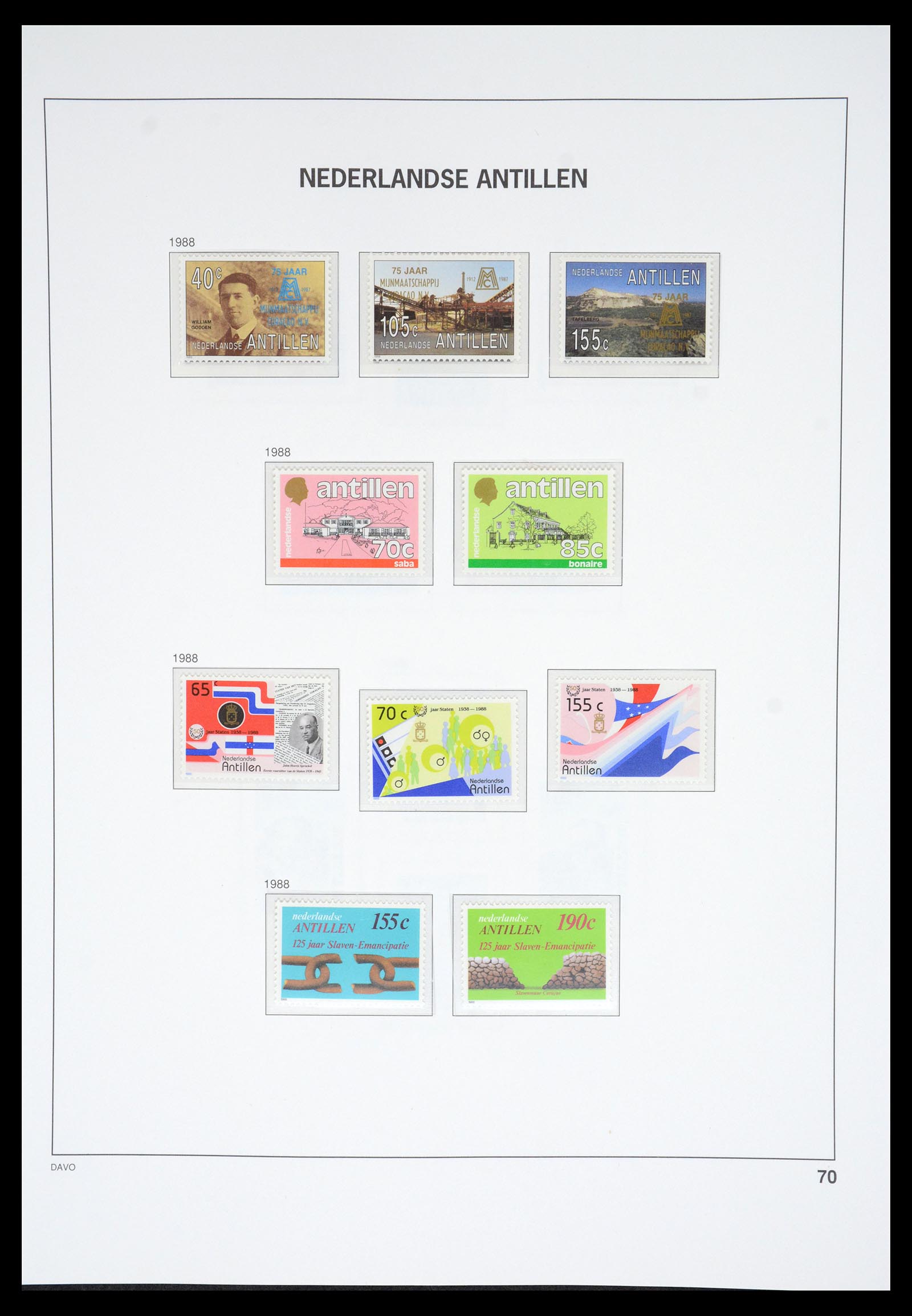 36831 078 - Postzegelverzameling 36831 Curaçao en Nederlandse Antillen 1873-1995.