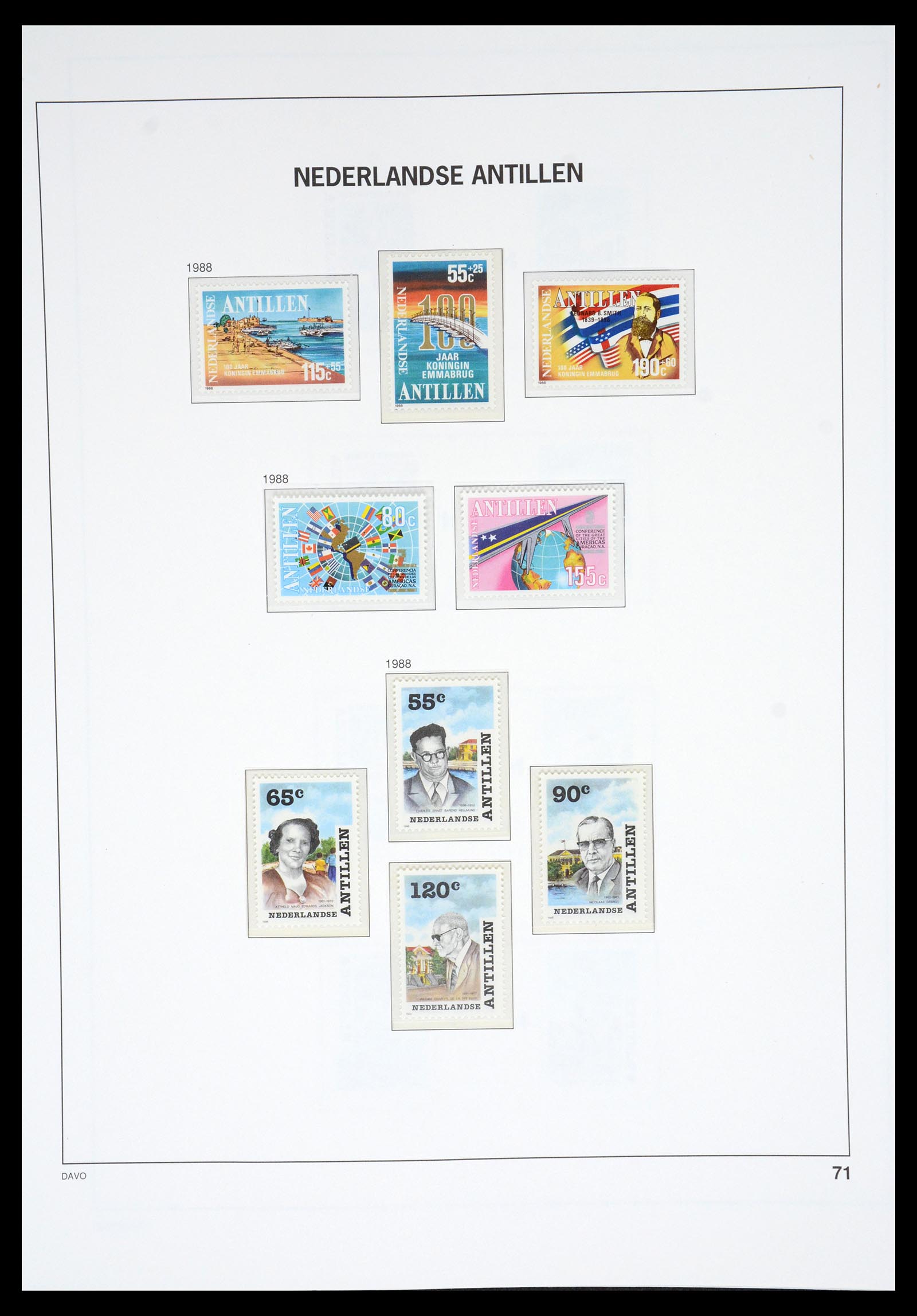36831 079 - Postzegelverzameling 36831 Curaçao en Nederlandse Antillen 1873-1995.