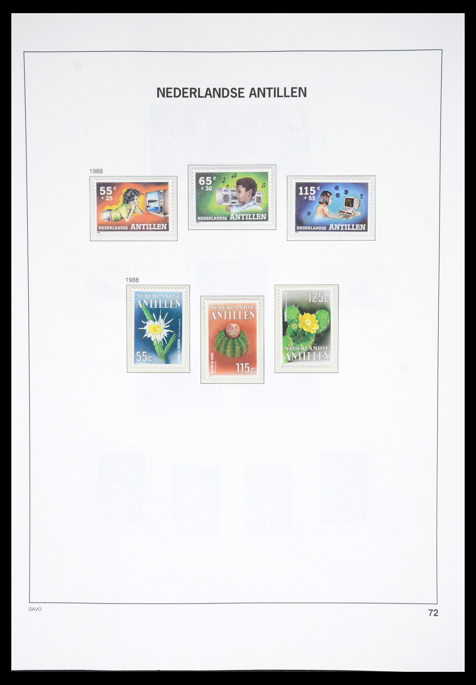 36831 081 - Postzegelverzameling 36831 Curaçao en Nederlandse Antillen 1873-1995.