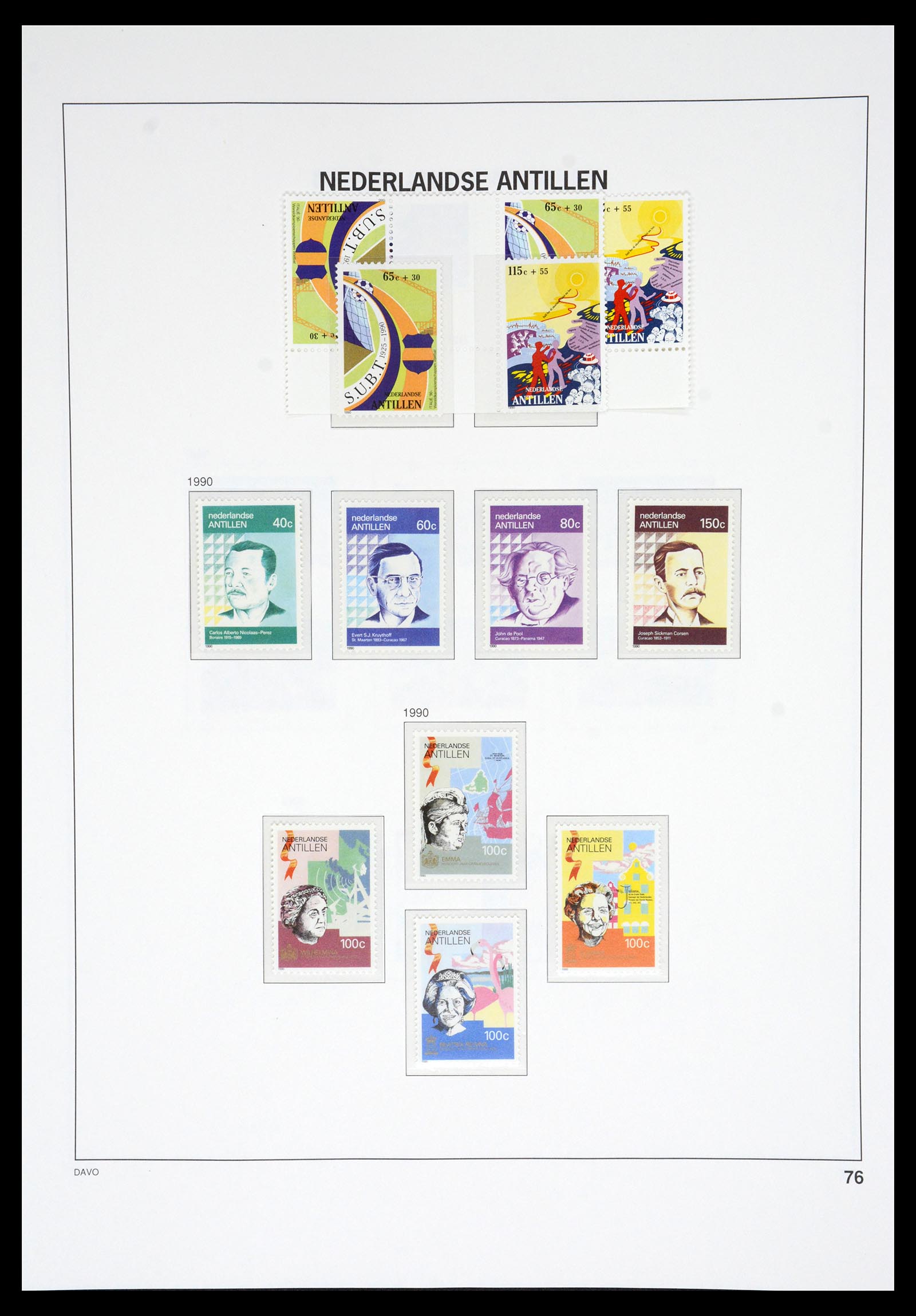 36831 086 - Postzegelverzameling 36831 Curaçao en Nederlandse Antillen 1873-1995.