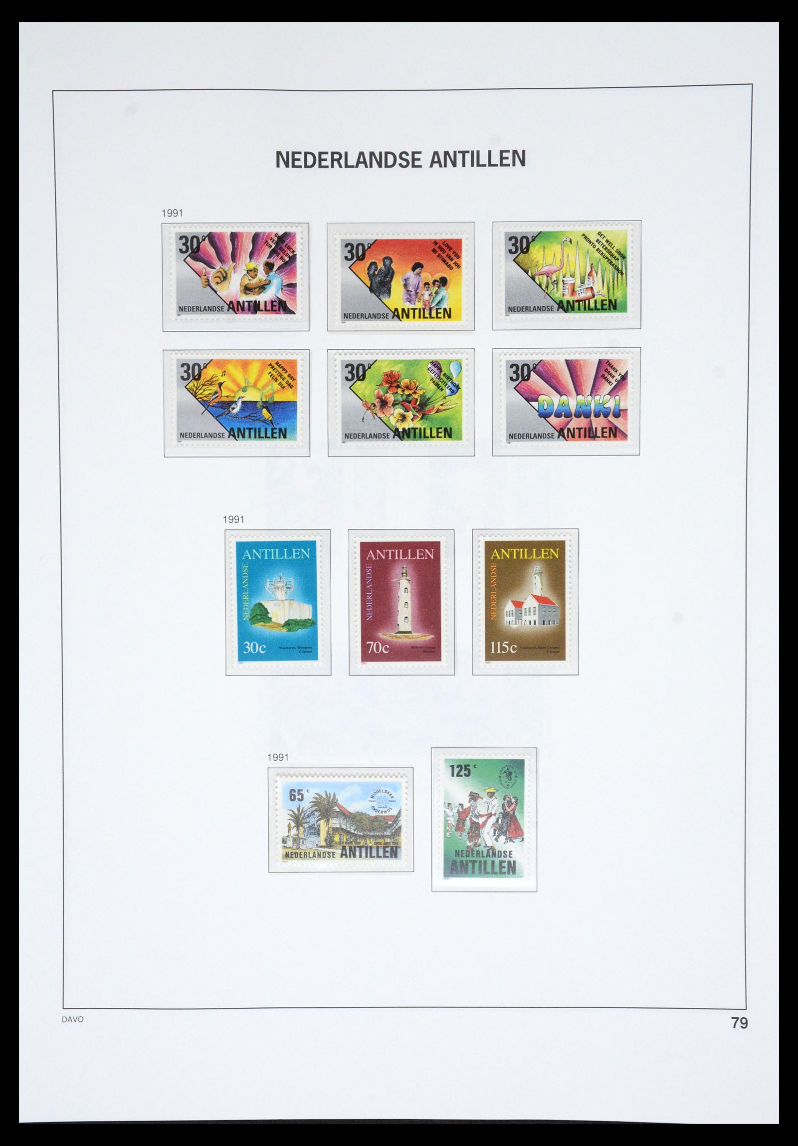 36831 089 - Postzegelverzameling 36831 Curaçao en Nederlandse Antillen 1873-1995.