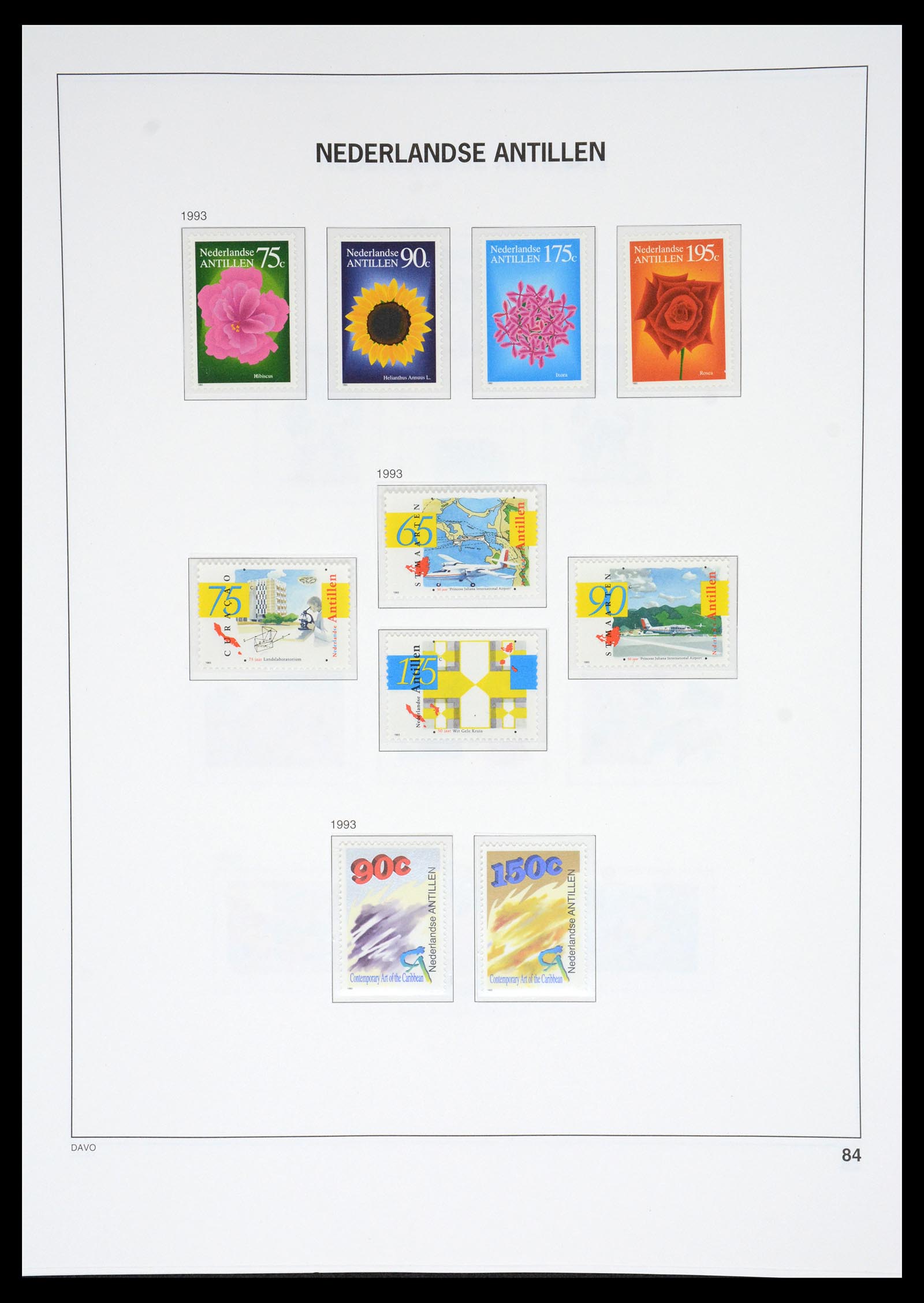 36831 094 - Postzegelverzameling 36831 Curaçao en Nederlandse Antillen 1873-1995.
