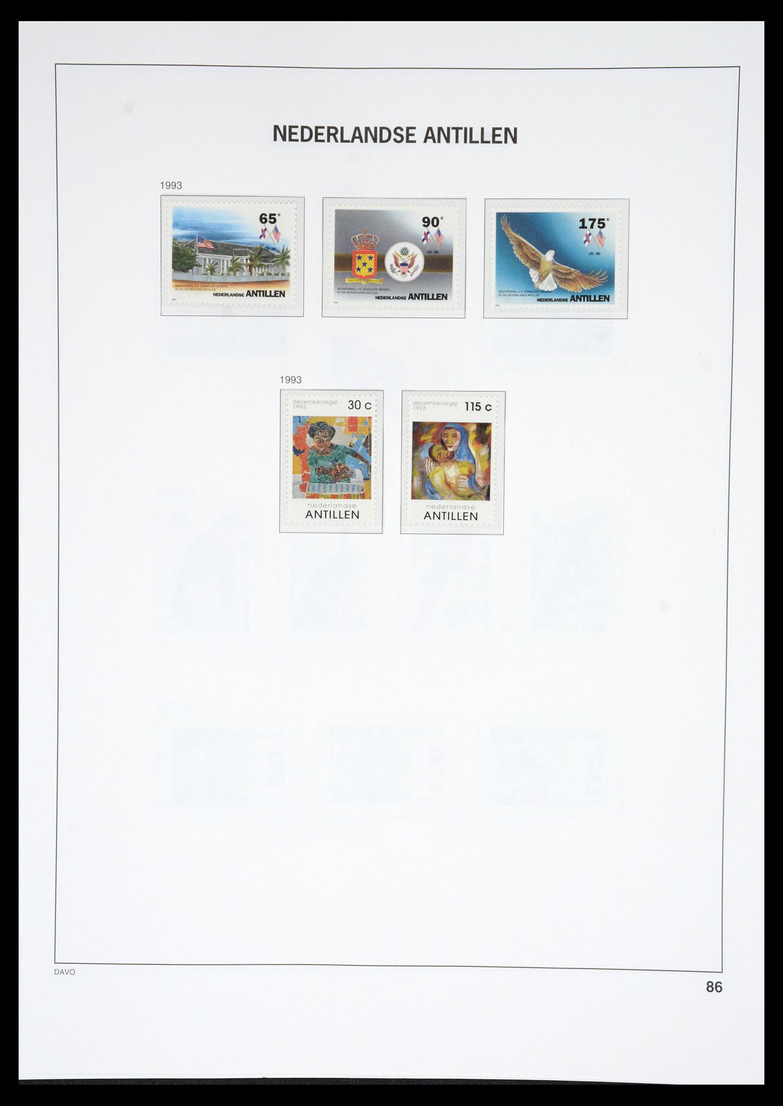 36831 096 - Postzegelverzameling 36831 Curaçao en Nederlandse Antillen 1873-1995.