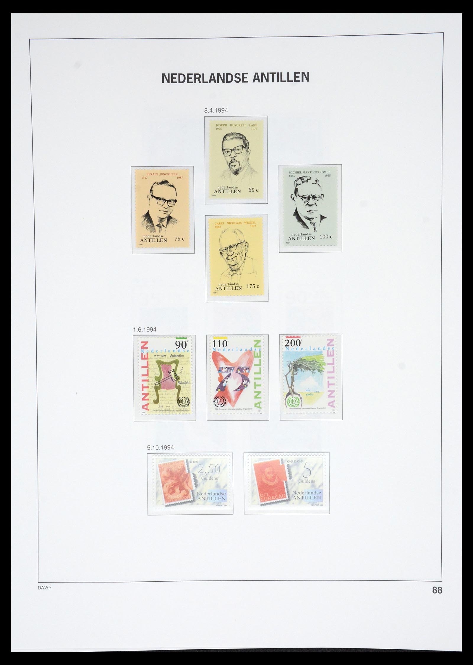 36831 098 - Postzegelverzameling 36831 Curaçao en Nederlandse Antillen 1873-1995.