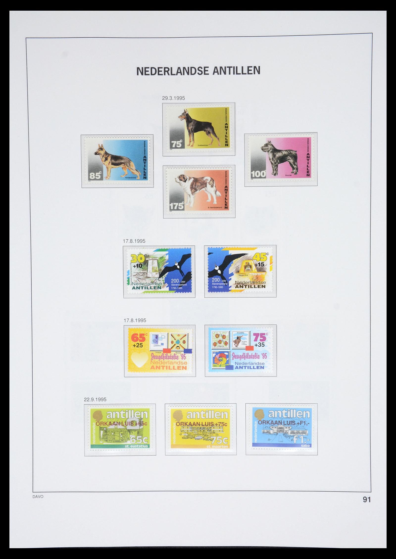 36831 101 - Postzegelverzameling 36831 Curaçao en Nederlandse Antillen 1873-1995.