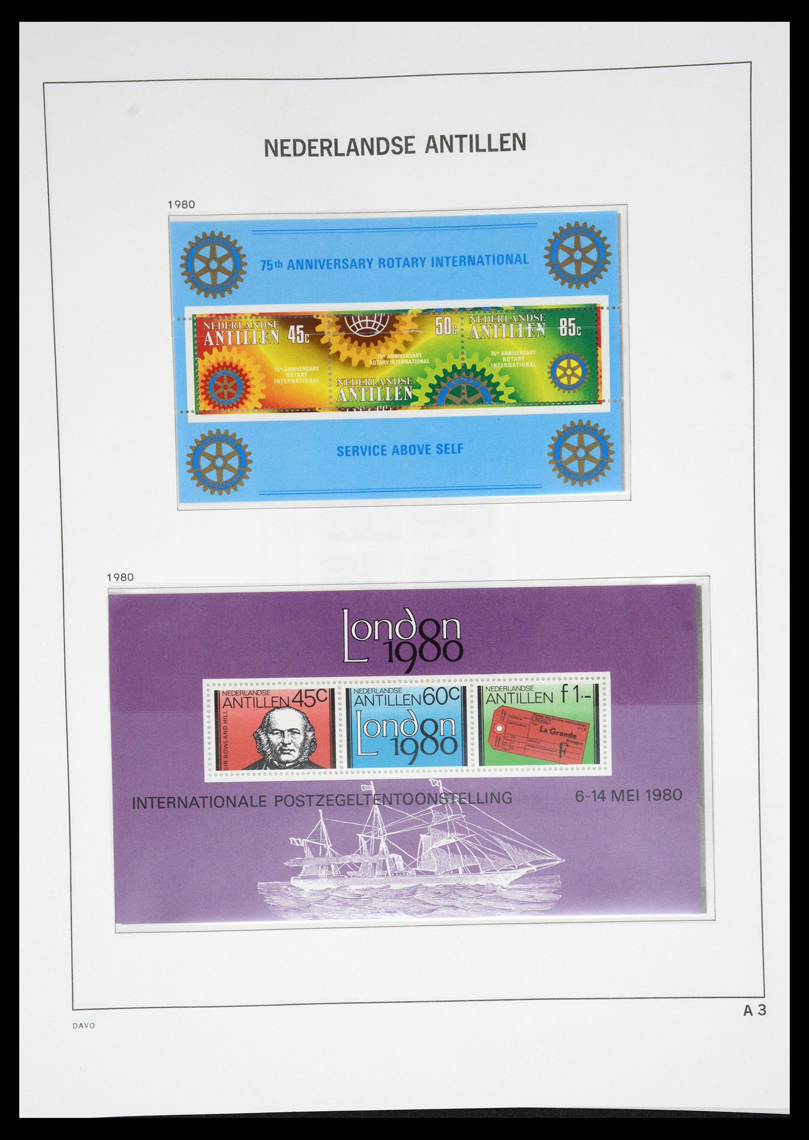 36831 105 - Stamp collection 36831 Curaçao and Dutch Antilles 1873-1995.
