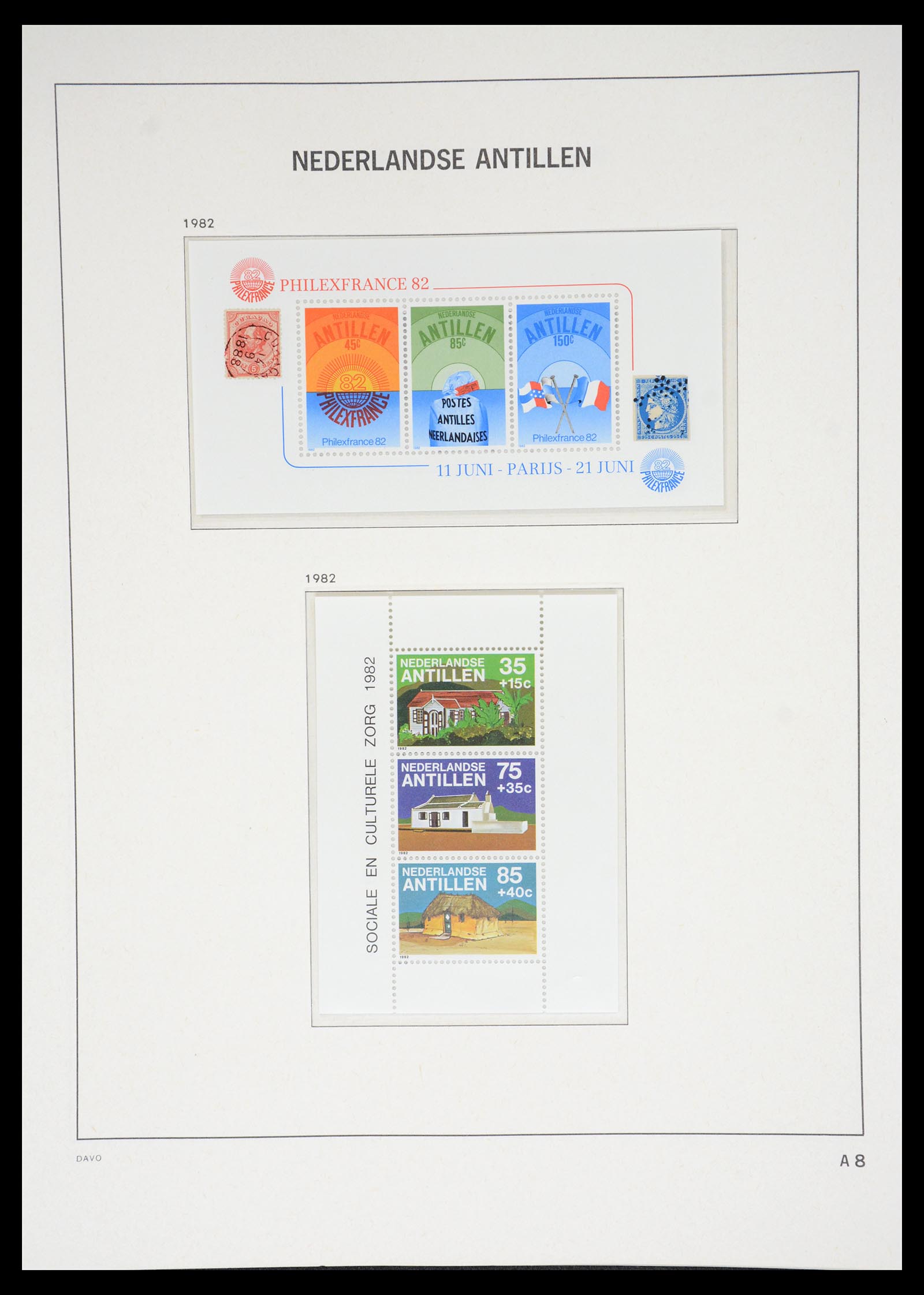 36831 110 - Postzegelverzameling 36831 Curaçao en Nederlandse Antillen 1873-1995.