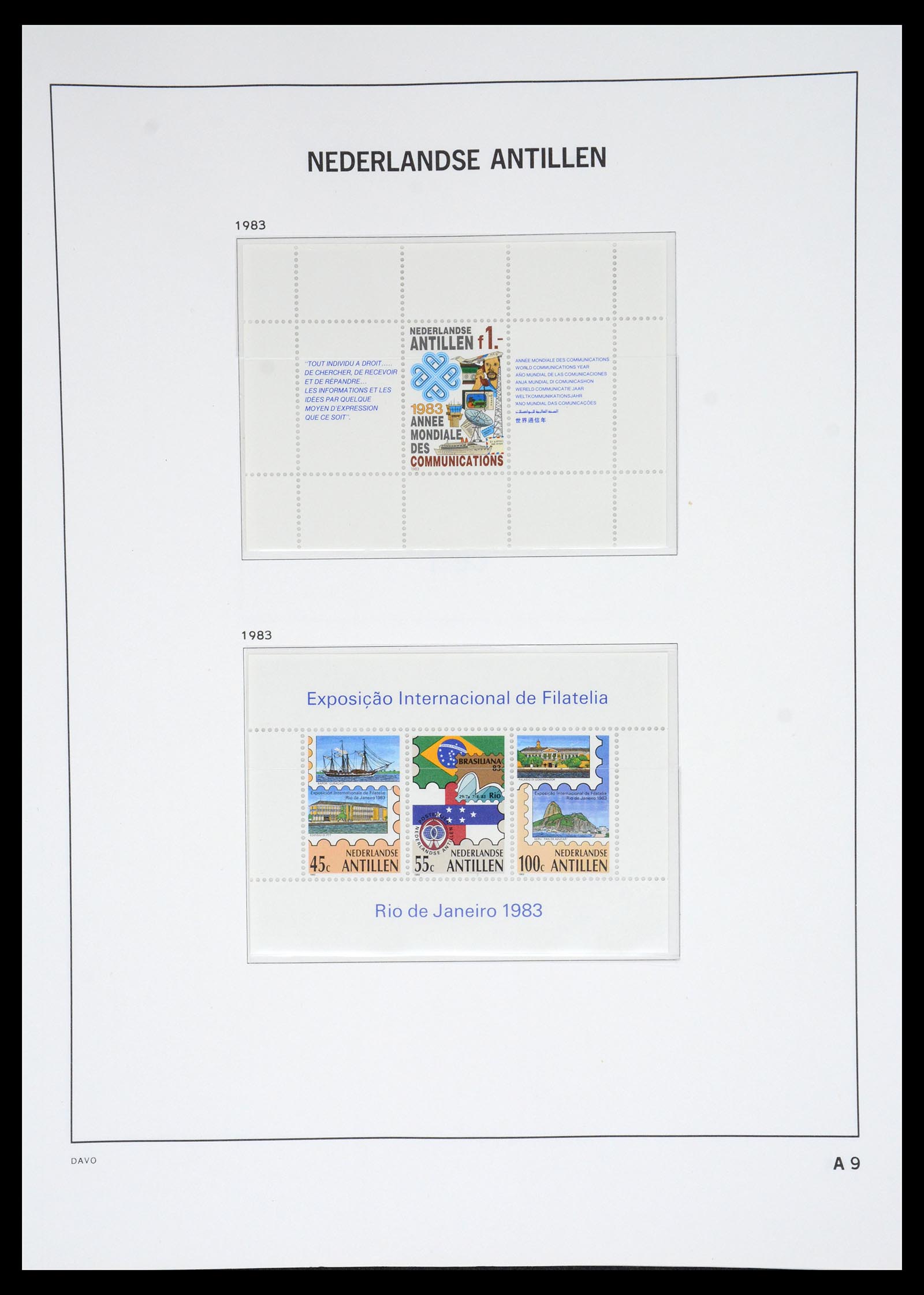 36831 111 - Postzegelverzameling 36831 Curaçao en Nederlandse Antillen 1873-1995.