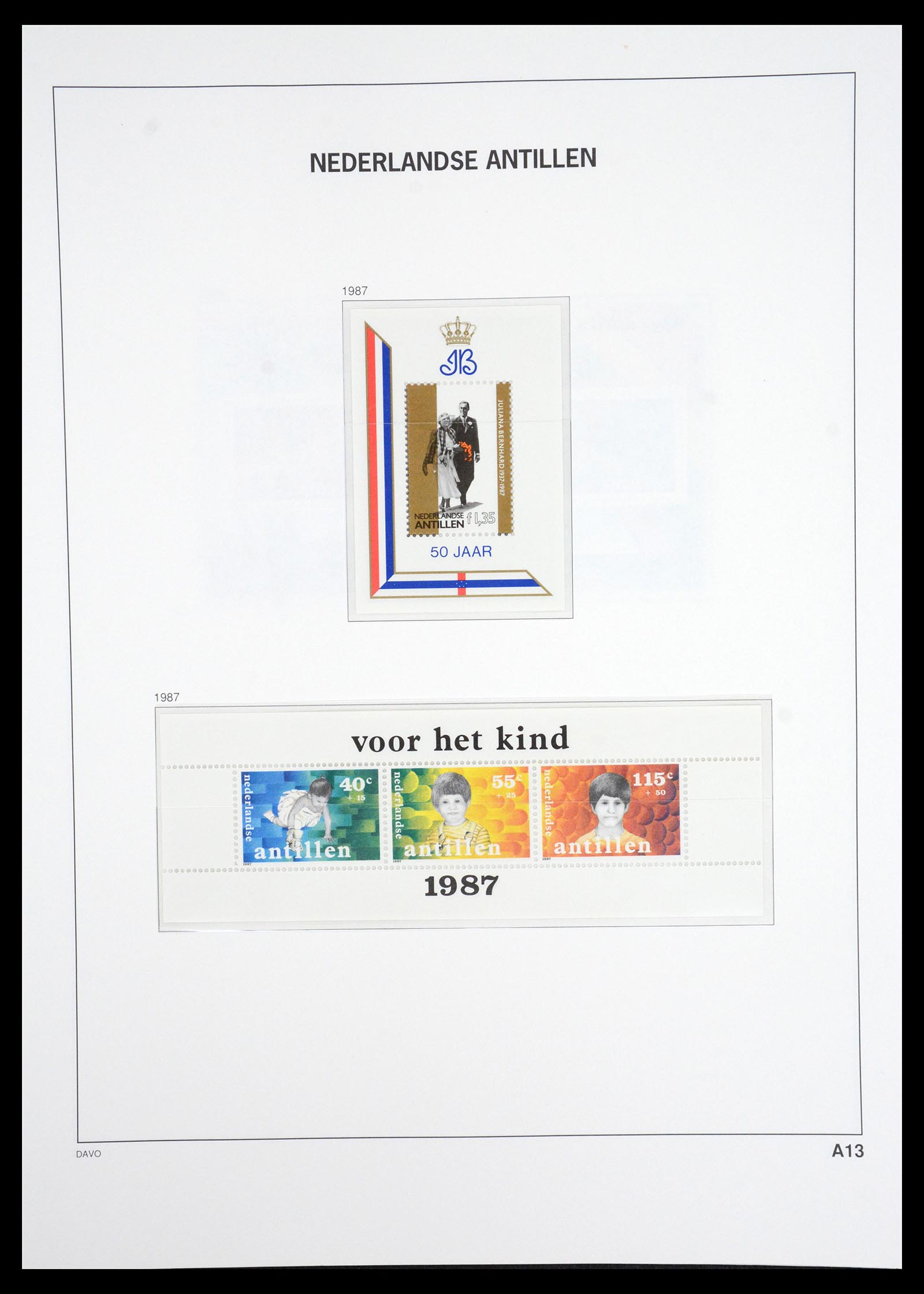 36831 115 - Postzegelverzameling 36831 Curaçao en Nederlandse Antillen 1873-1995.