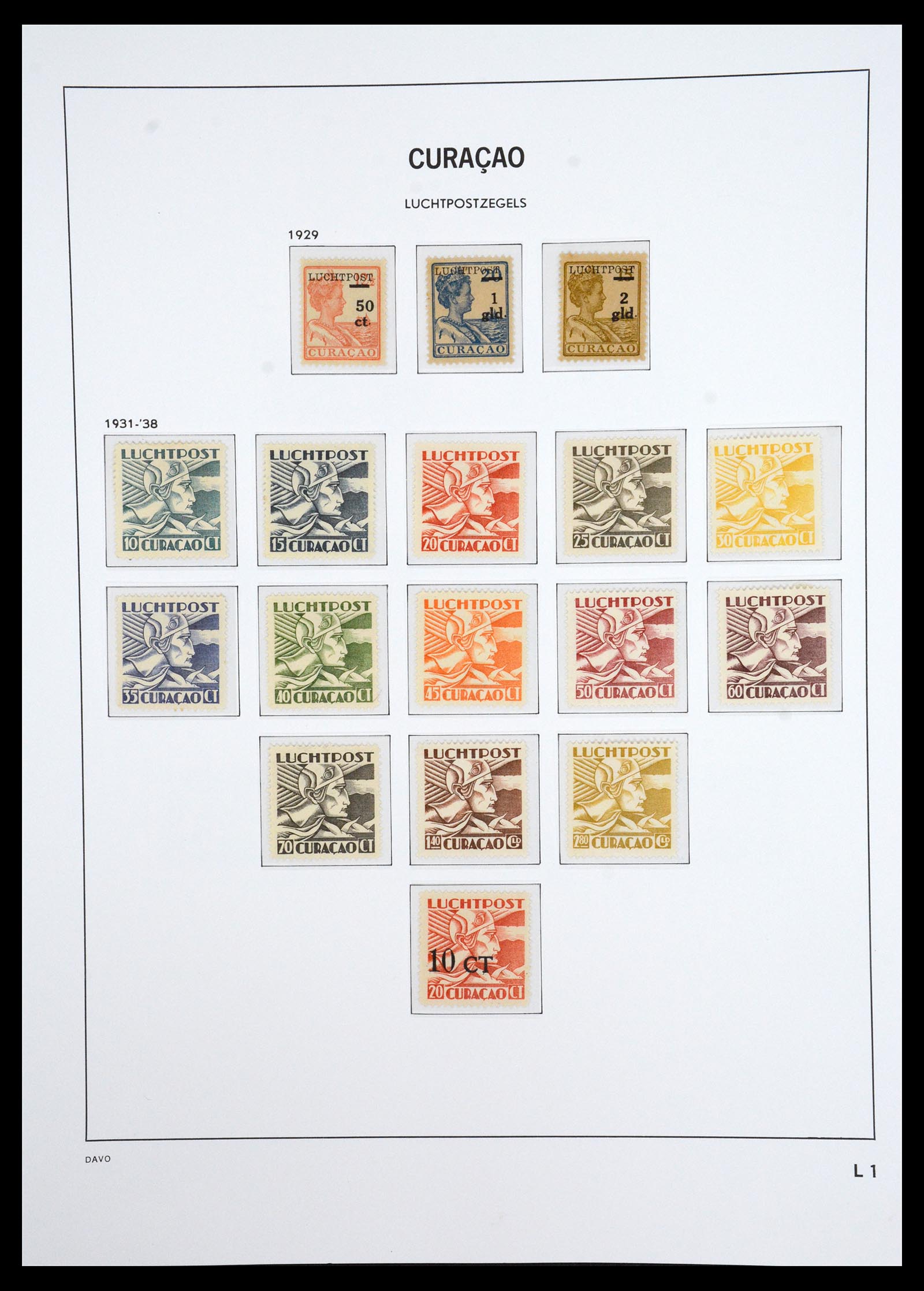36831 124 - Postzegelverzameling 36831 Curaçao en Nederlandse Antillen 1873-1995.