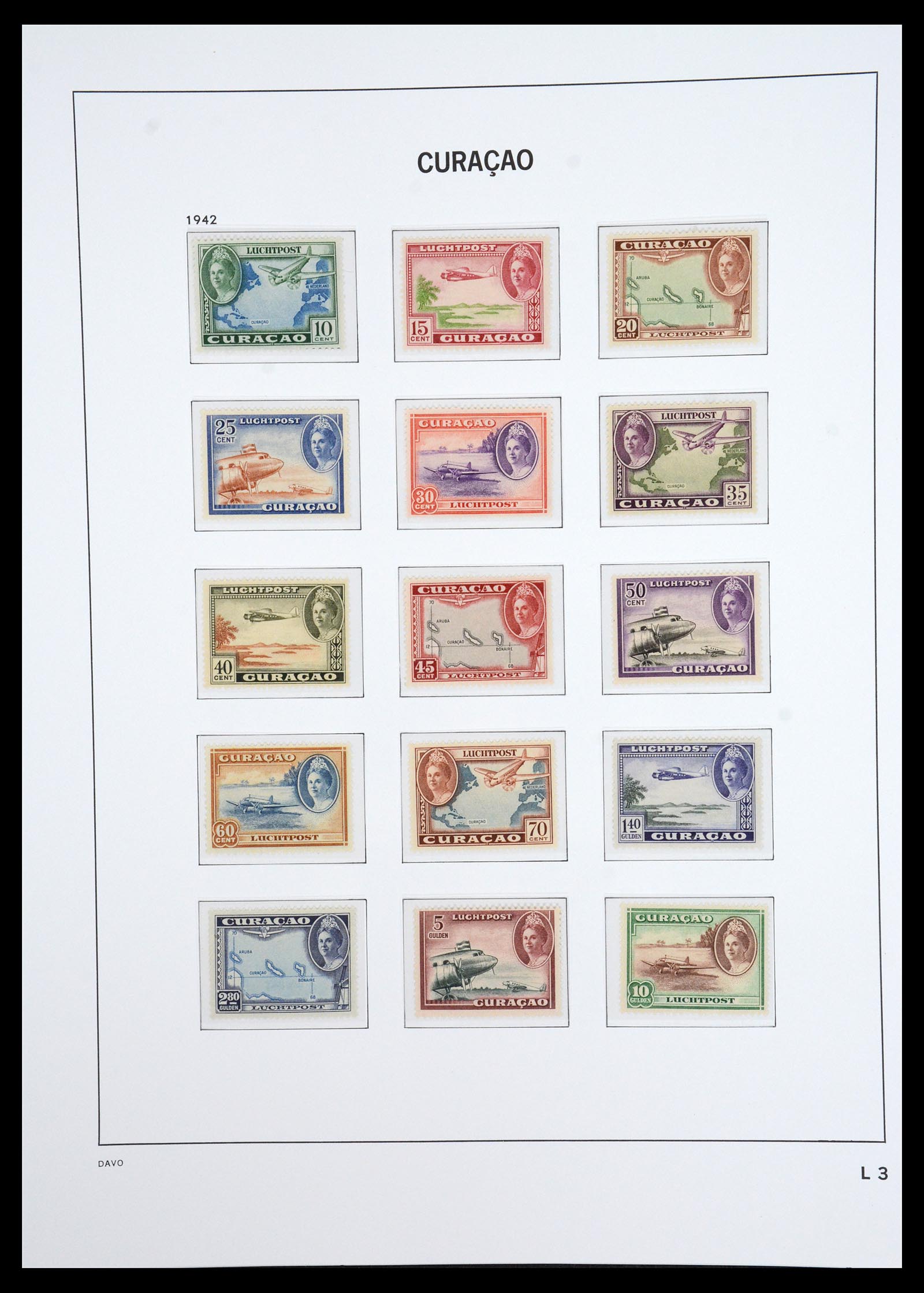 36831 126 - Stamp collection 36831 Curaçao and Dutch Antilles 1873-1995.