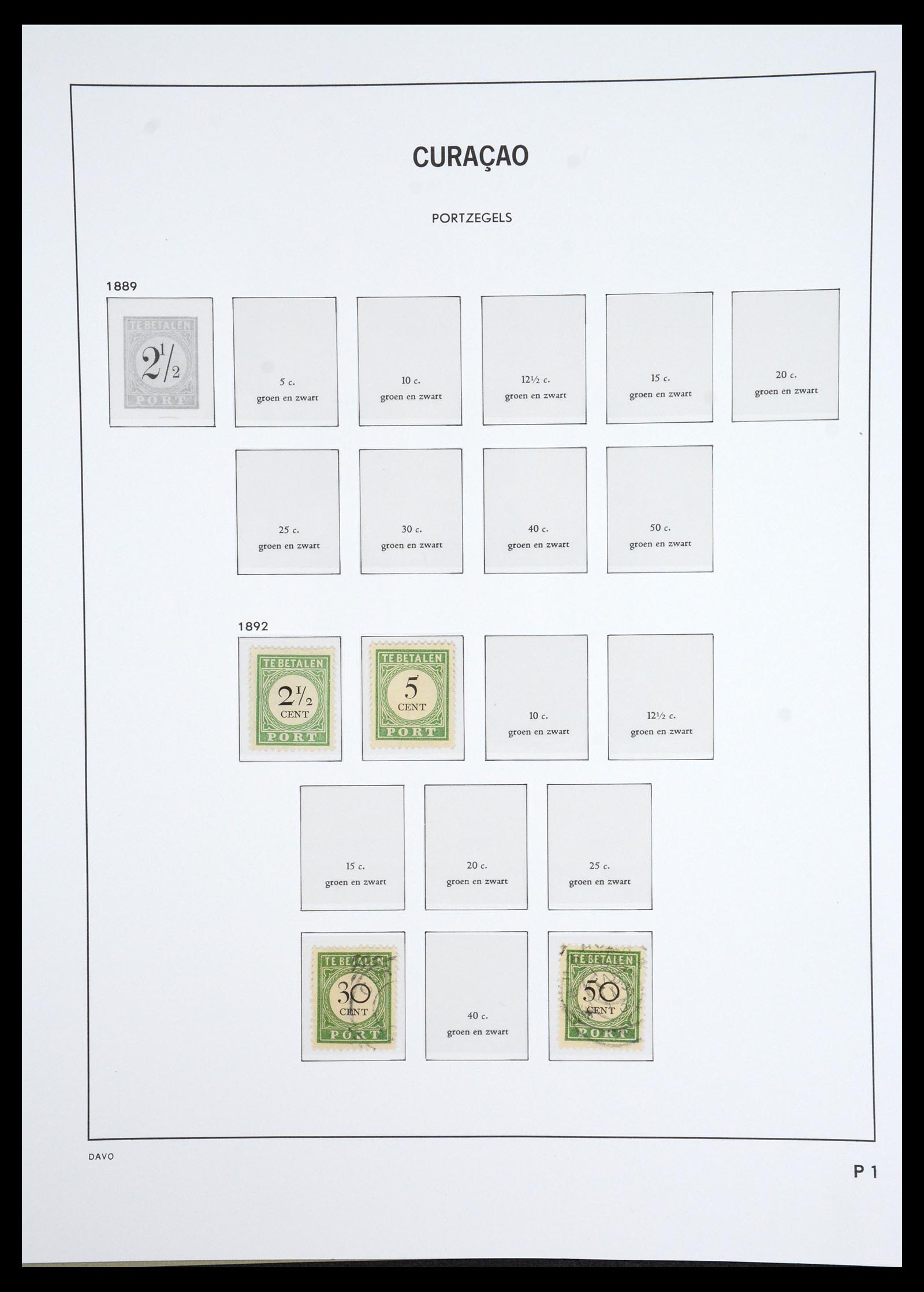 36831 130 - Stamp collection 36831 Curaçao and Dutch Antilles 1873-1995.