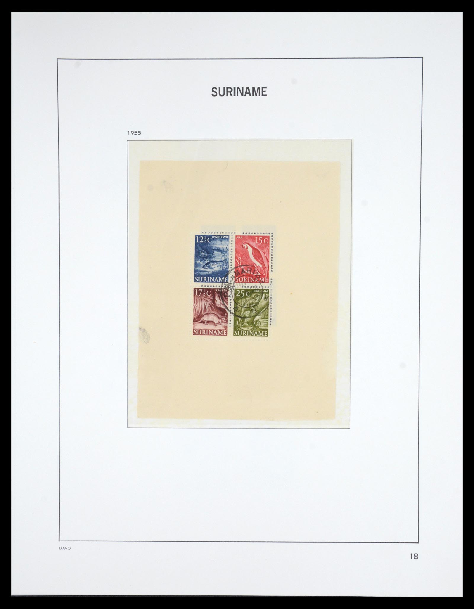 36832 018 - Postzegelverzameling 36832 Suriname 1873-1975.