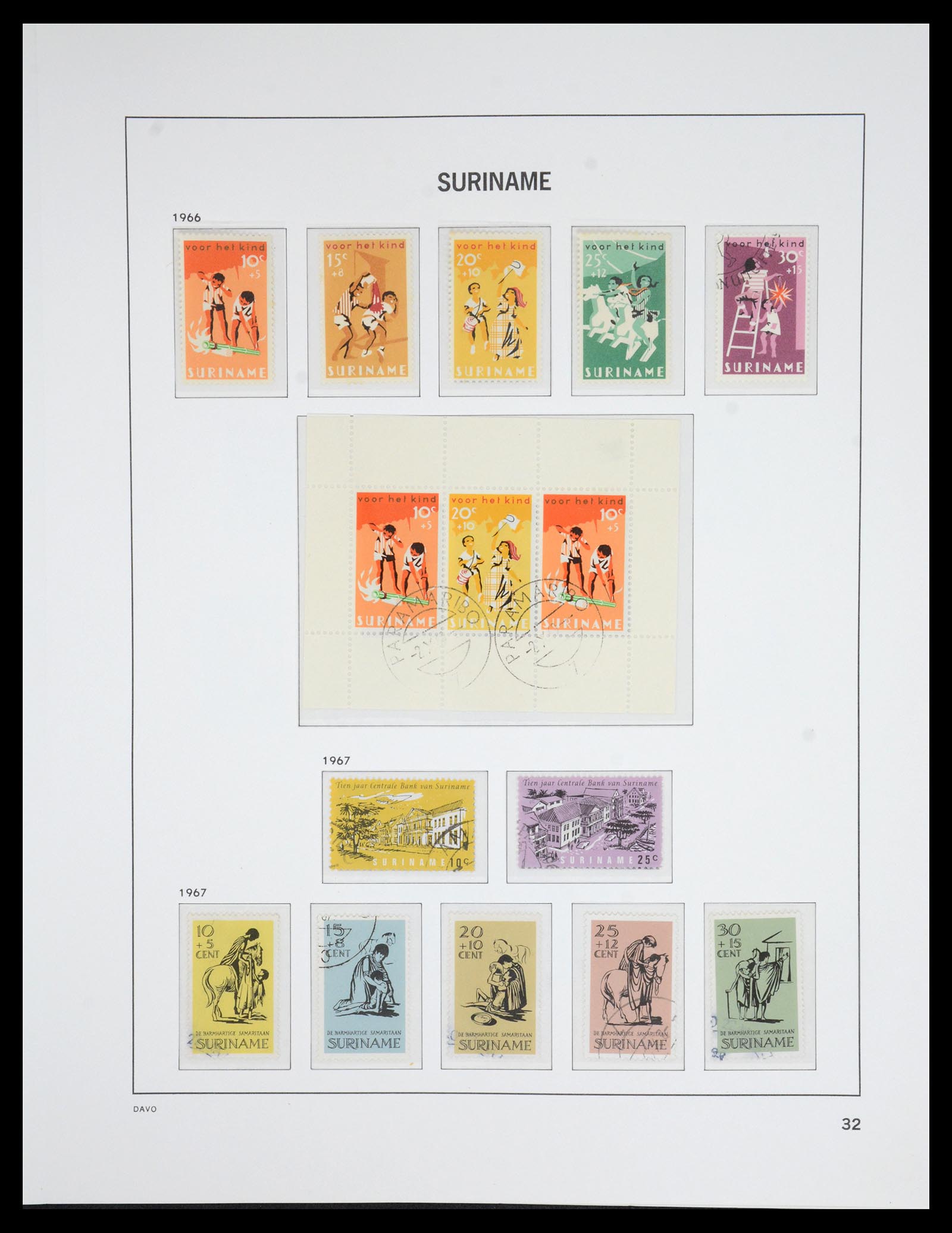 36832 033 - Postzegelverzameling 36832 Suriname 1873-1975.