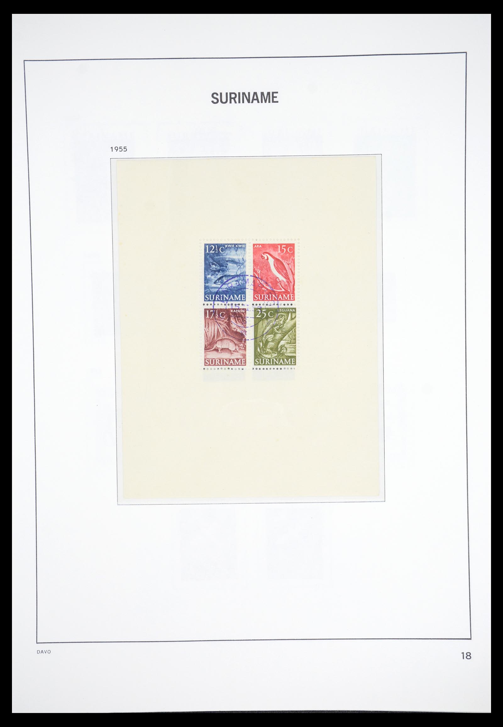 36833 018 - Postzegelverzameling 36833 Suriname 1873-1975.