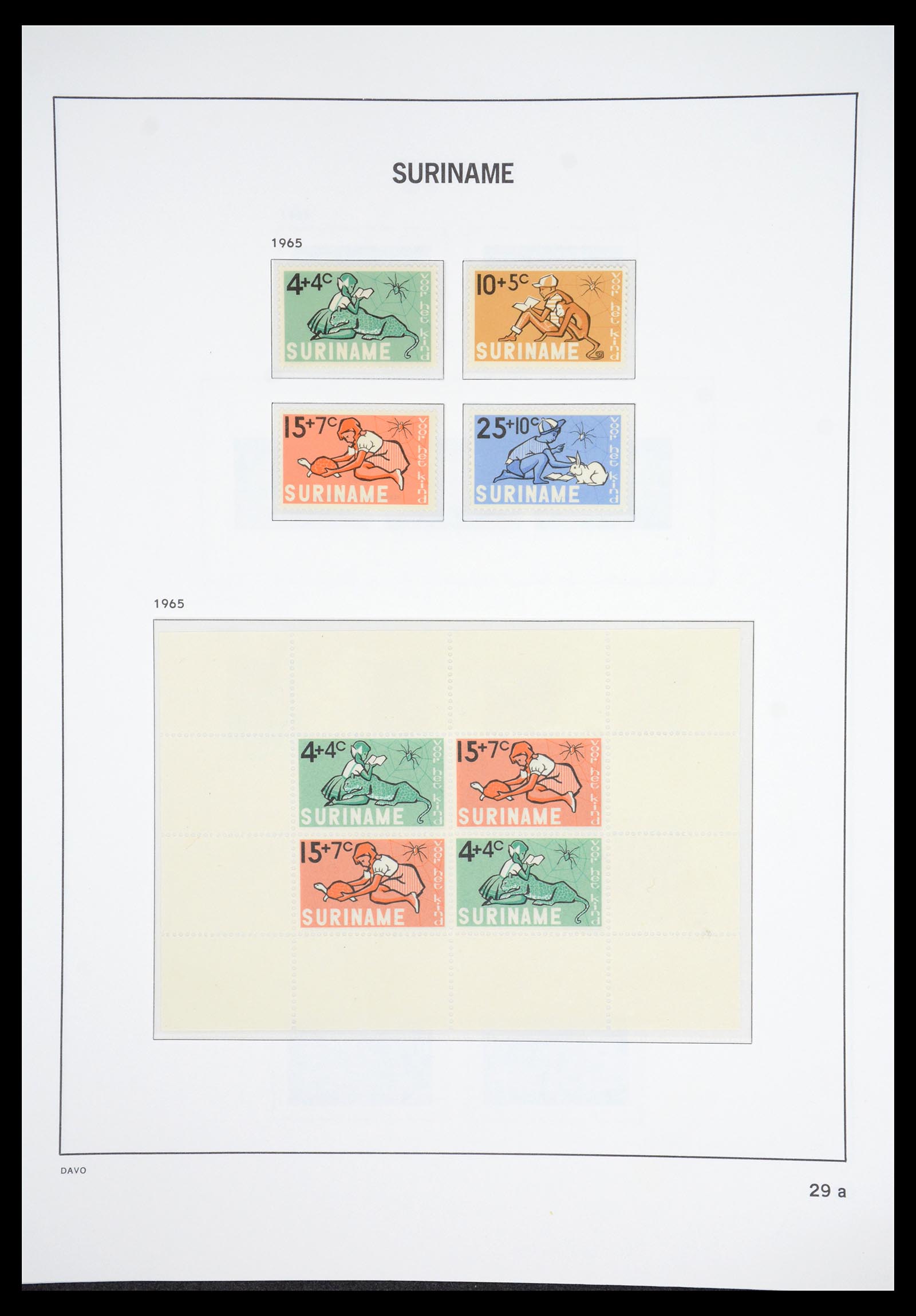 36833 031 - Postzegelverzameling 36833 Suriname 1873-1975.