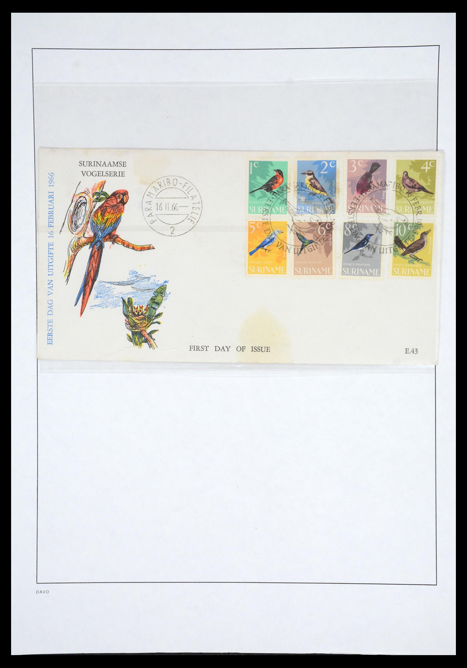 36833 033 - Postzegelverzameling 36833 Suriname 1873-1975.