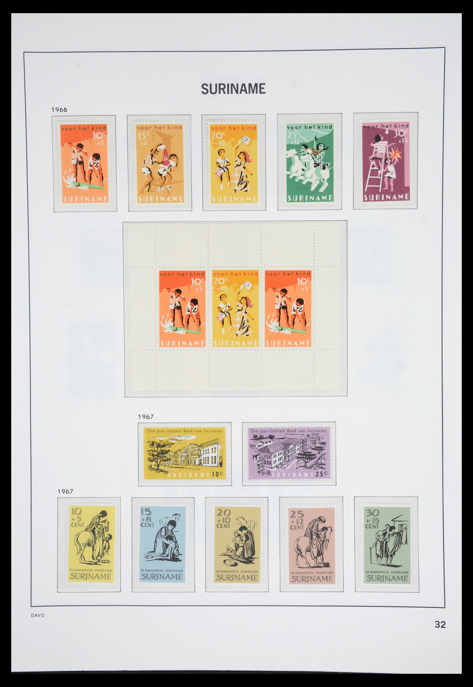 36833 035 - Postzegelverzameling 36833 Suriname 1873-1975.