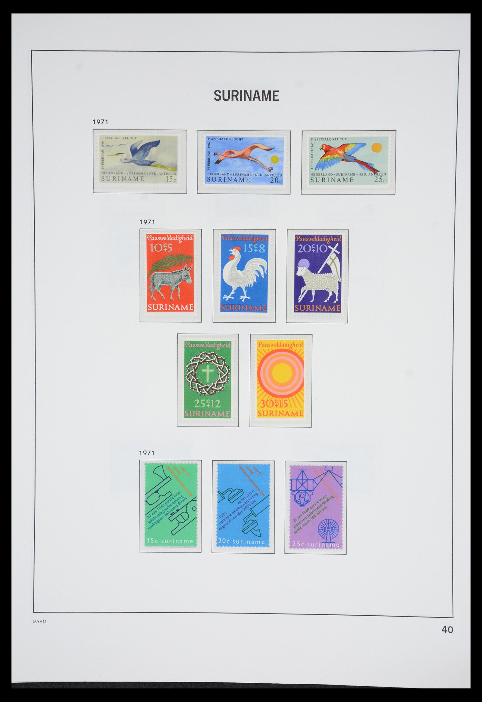 36833 043 - Postzegelverzameling 36833 Suriname 1873-1975.