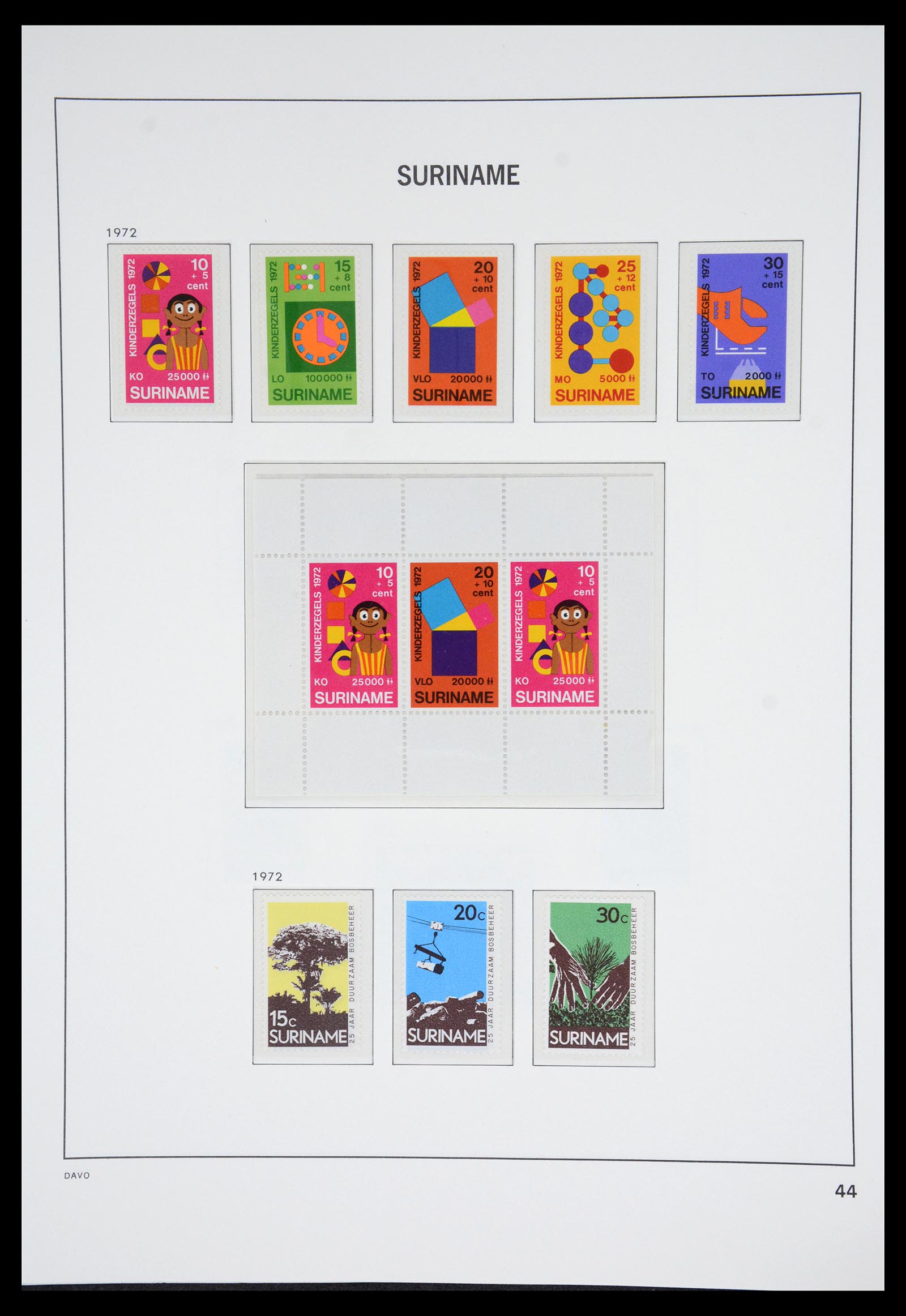 36833 047 - Postzegelverzameling 36833 Suriname 1873-1975.