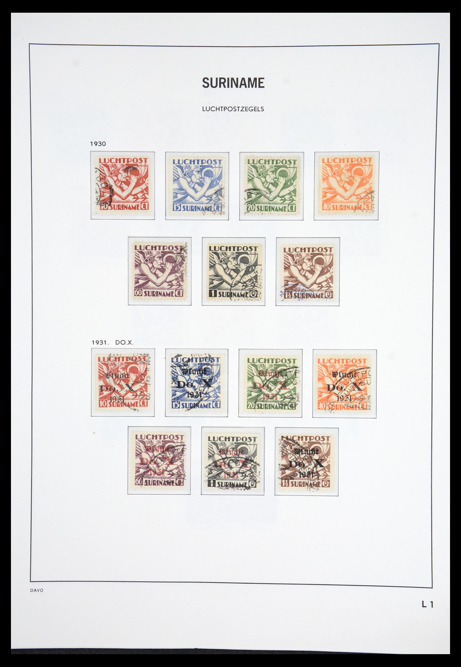 36833 054 - Postzegelverzameling 36833 Suriname 1873-1975.