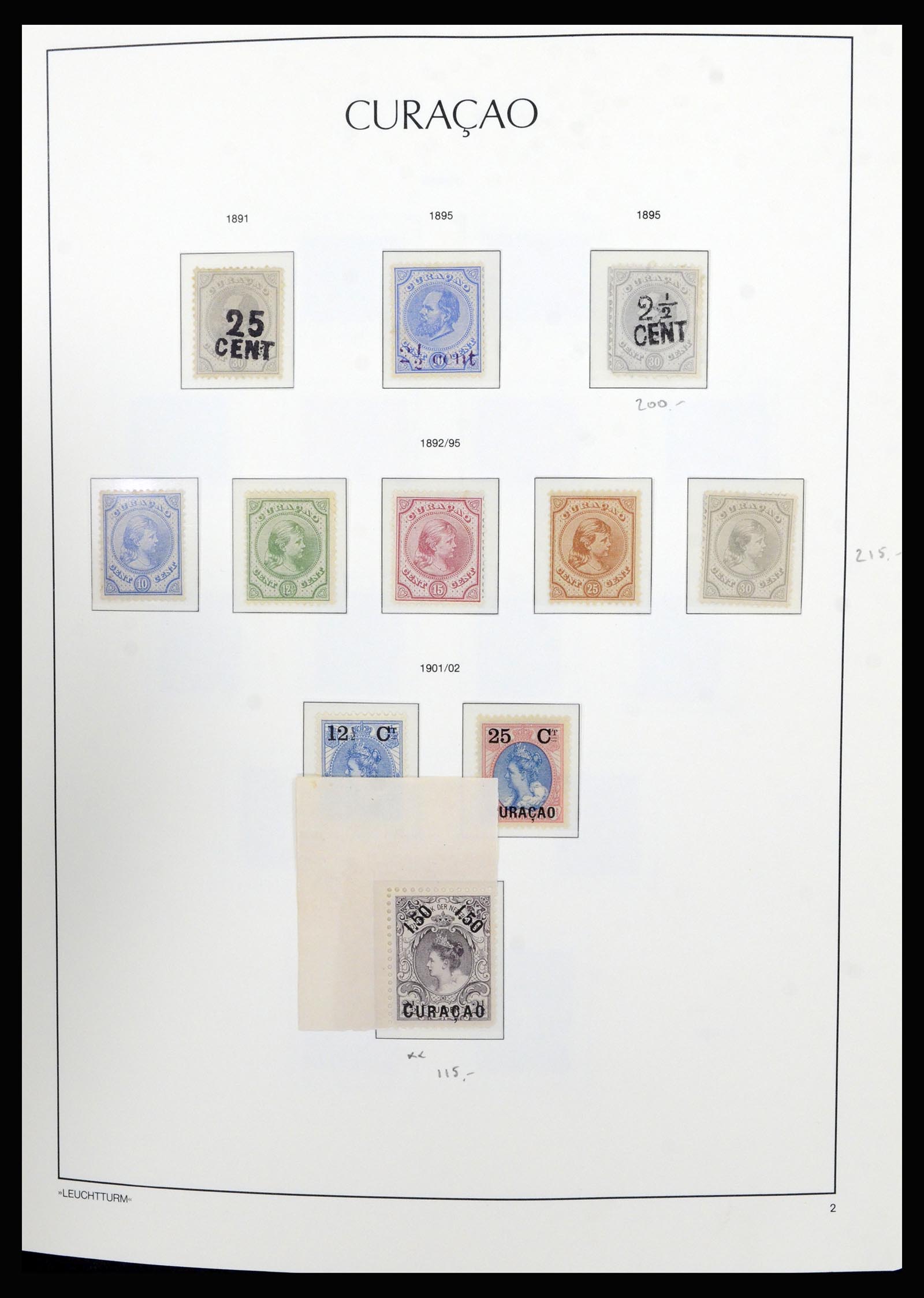 36834 002 - Postzegelverzameling 36834 Curaçao en Nederlandse Antillen 1873-2009.