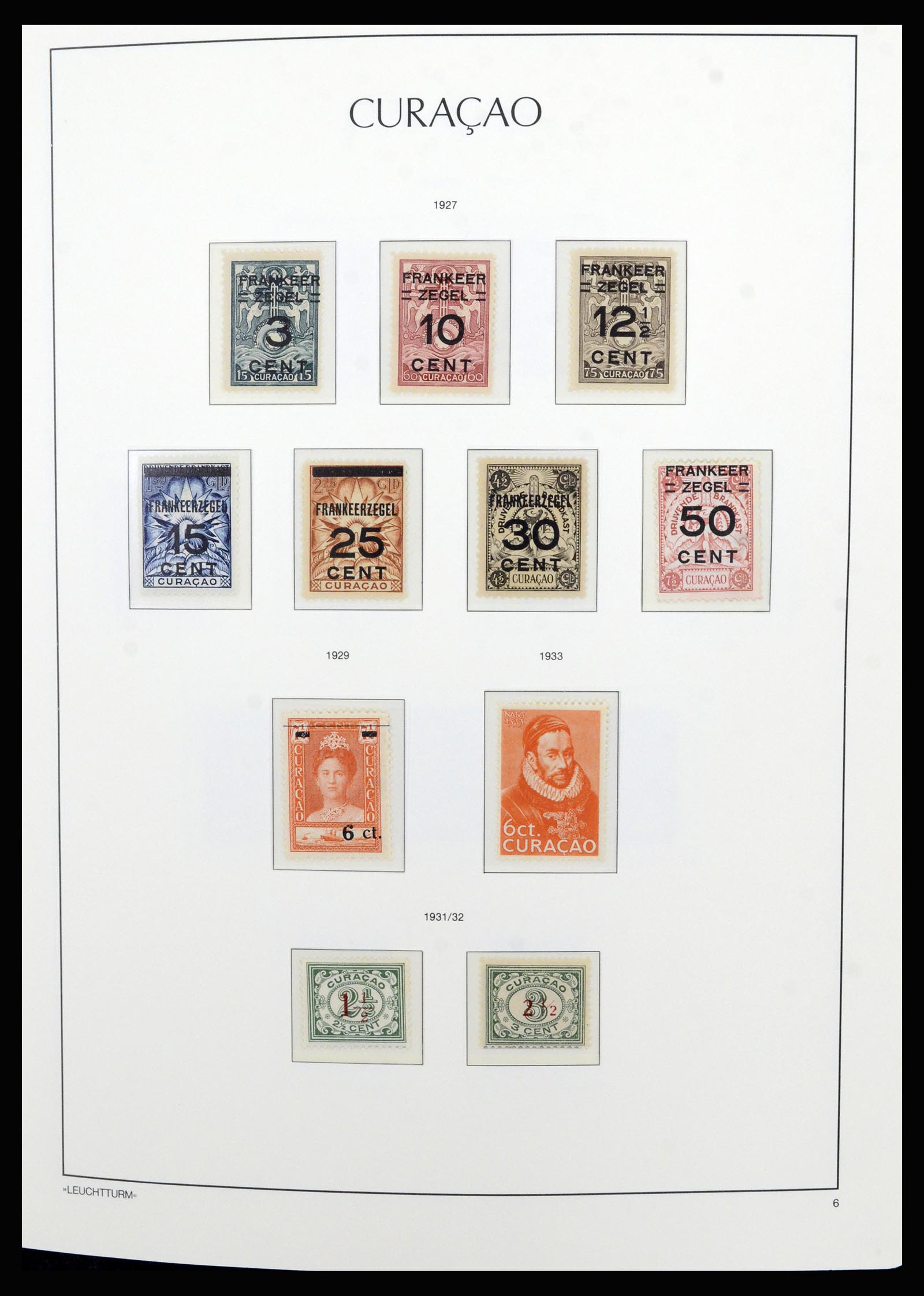 36834 006 - Postzegelverzameling 36834 Curaçao en Nederlandse Antillen 1873-2009.