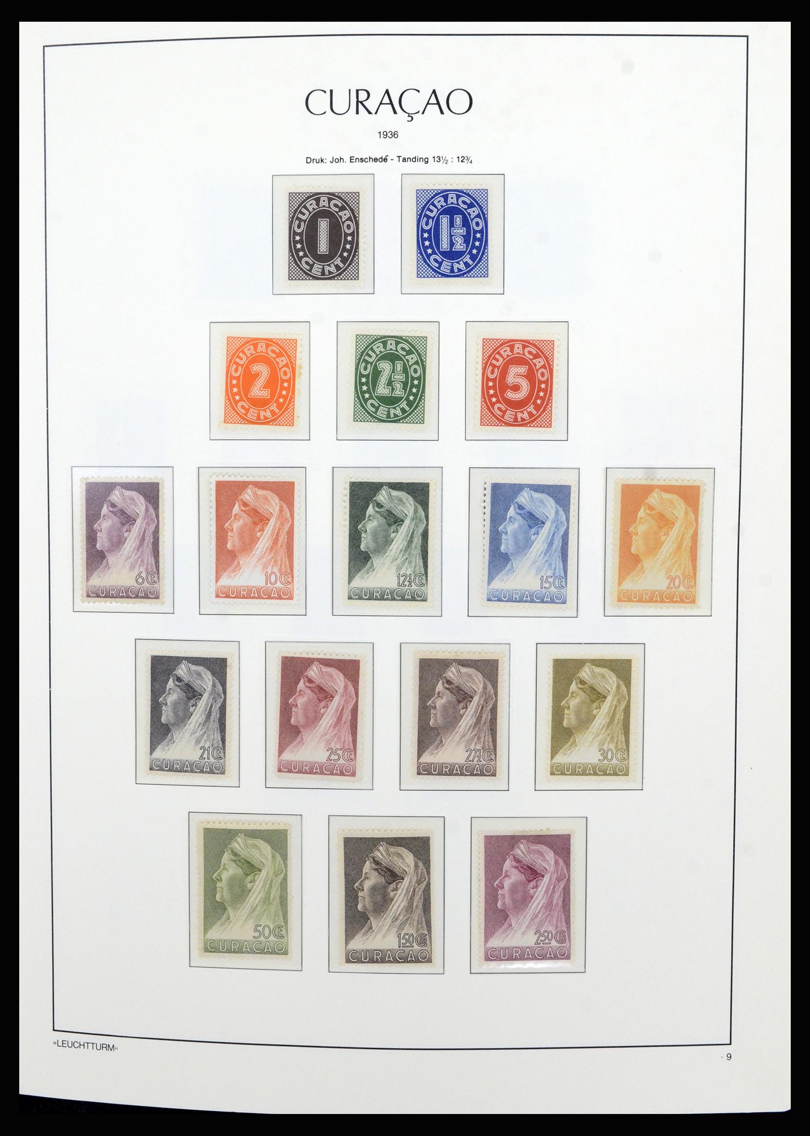 36834 009 - Postzegelverzameling 36834 Curaçao en Nederlandse Antillen 1873-2009.