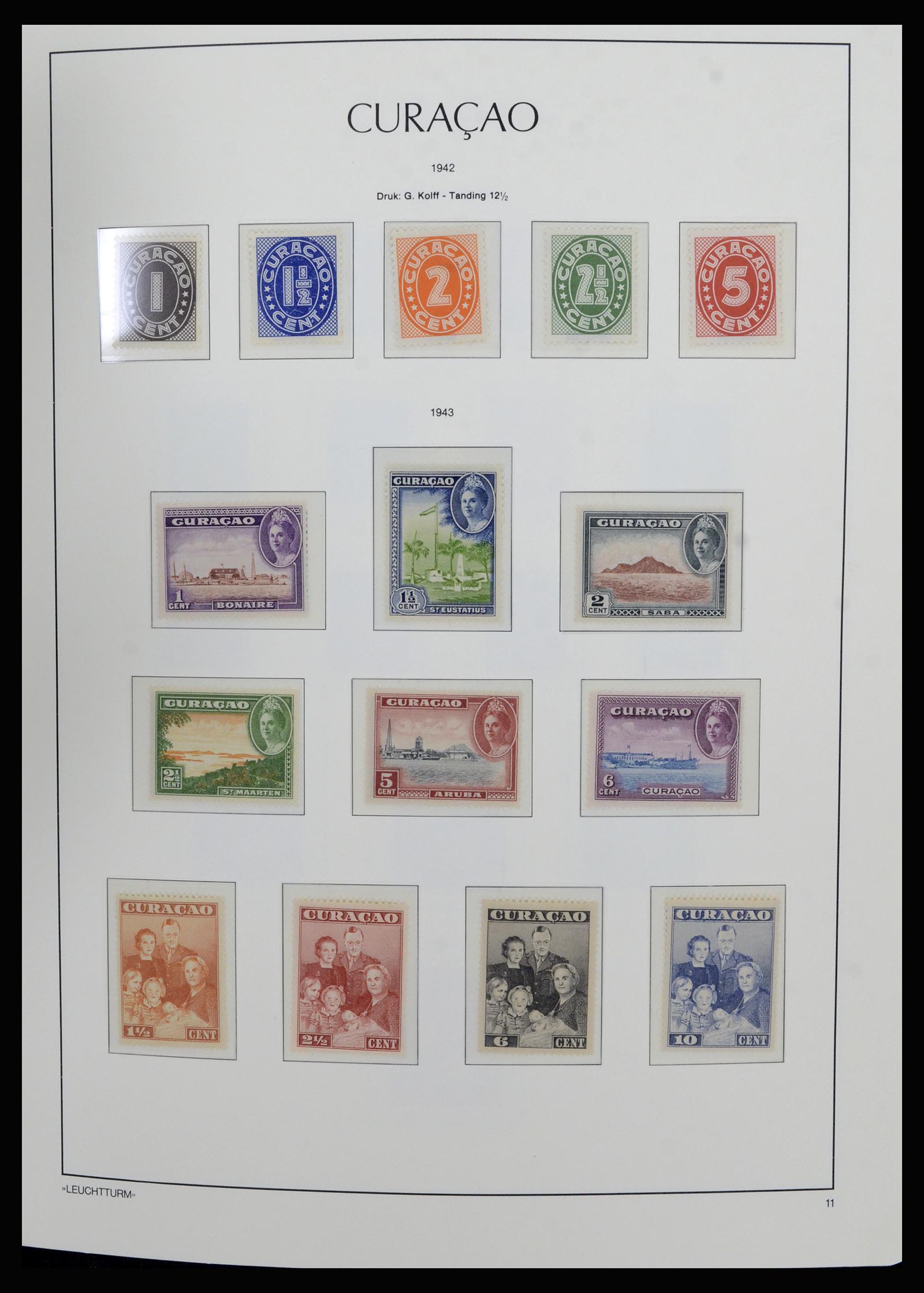 36834 011 - Postzegelverzameling 36834 Curaçao en Nederlandse Antillen 1873-2009.