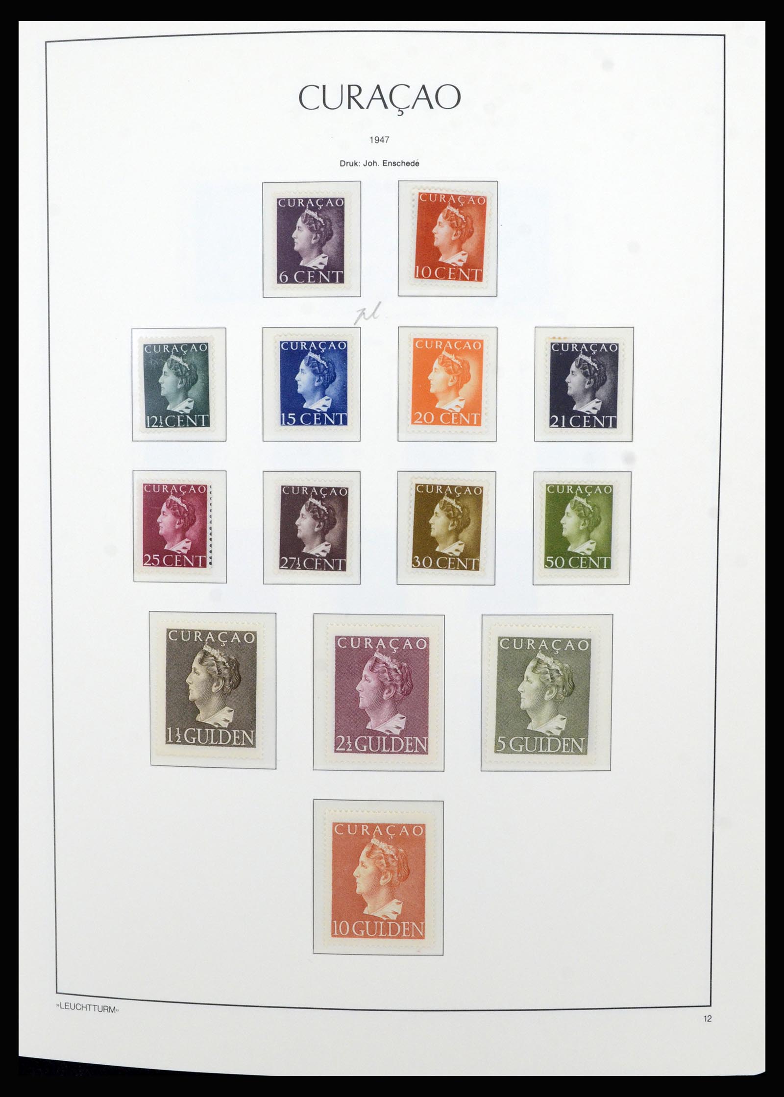 36834 012 - Postzegelverzameling 36834 Curaçao en Nederlandse Antillen 1873-2009.