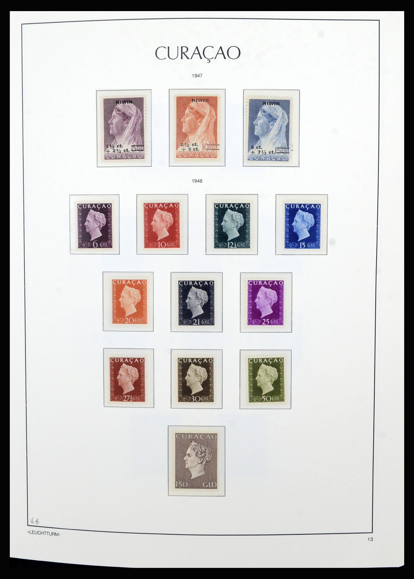 36834 013 - Postzegelverzameling 36834 Curaçao en Nederlandse Antillen 1873-2009.