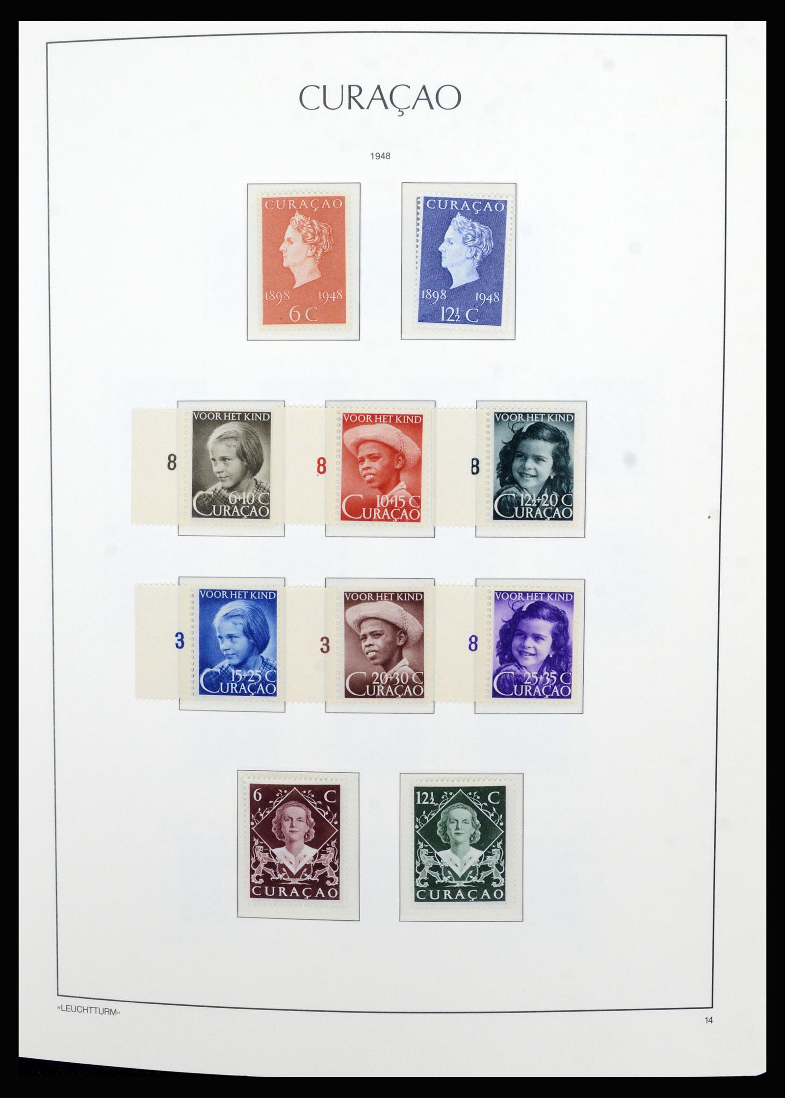 36834 014 - Postzegelverzameling 36834 Curaçao en Nederlandse Antillen 1873-2009.