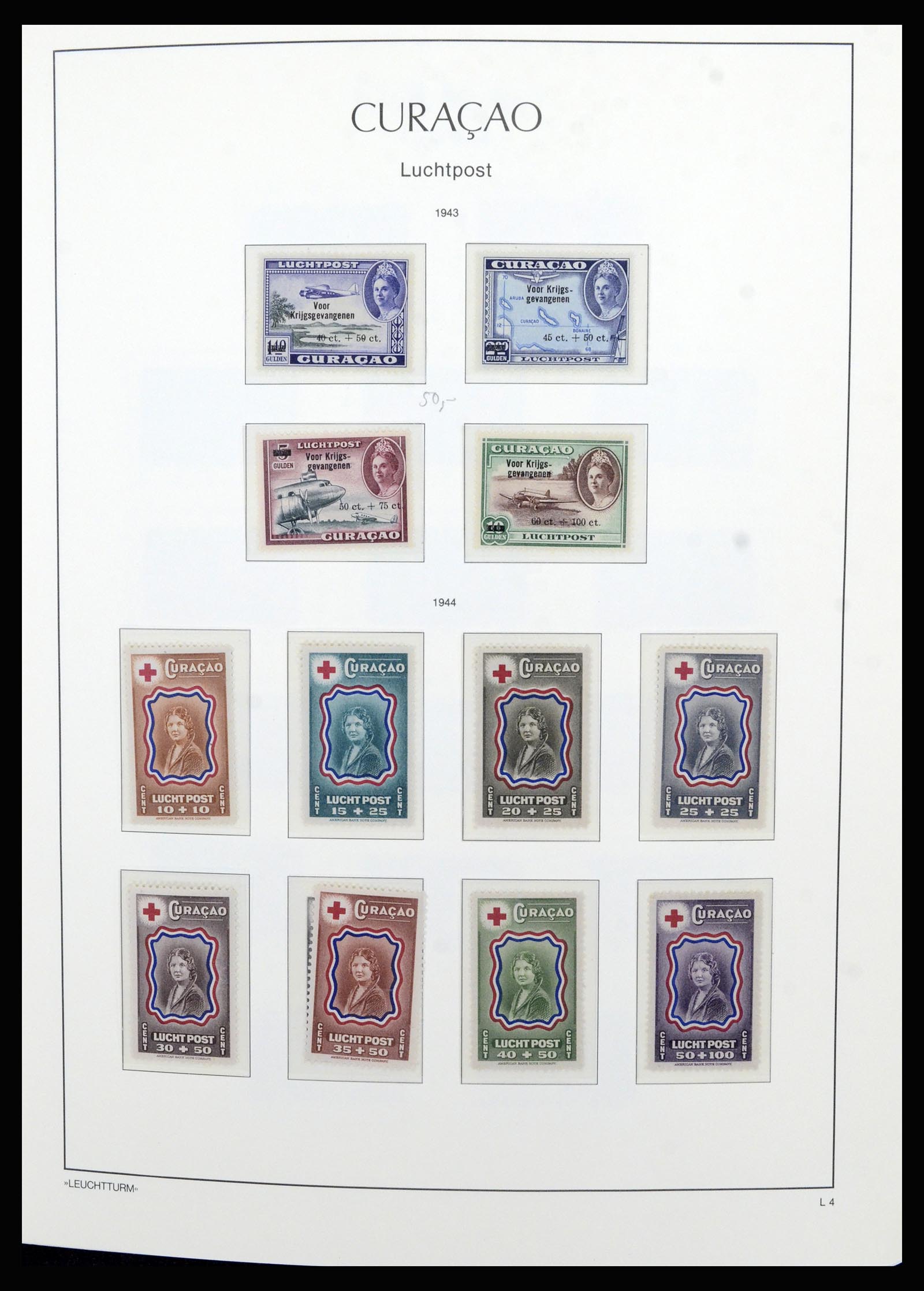 36834 018 - Stamp collection 36834 Curaçao and Netherlands Antilles 1873-2009.
