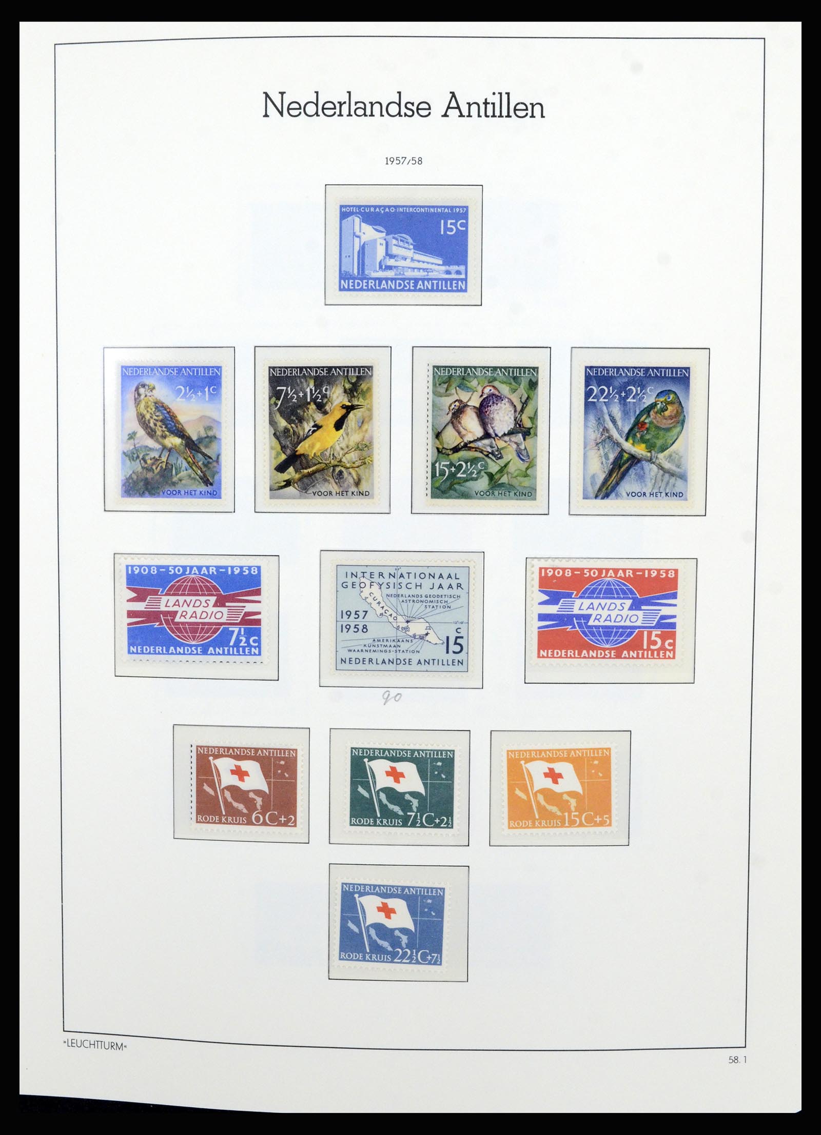 36834 030 - Postzegelverzameling 36834 Curaçao en Nederlandse Antillen 1873-2009.