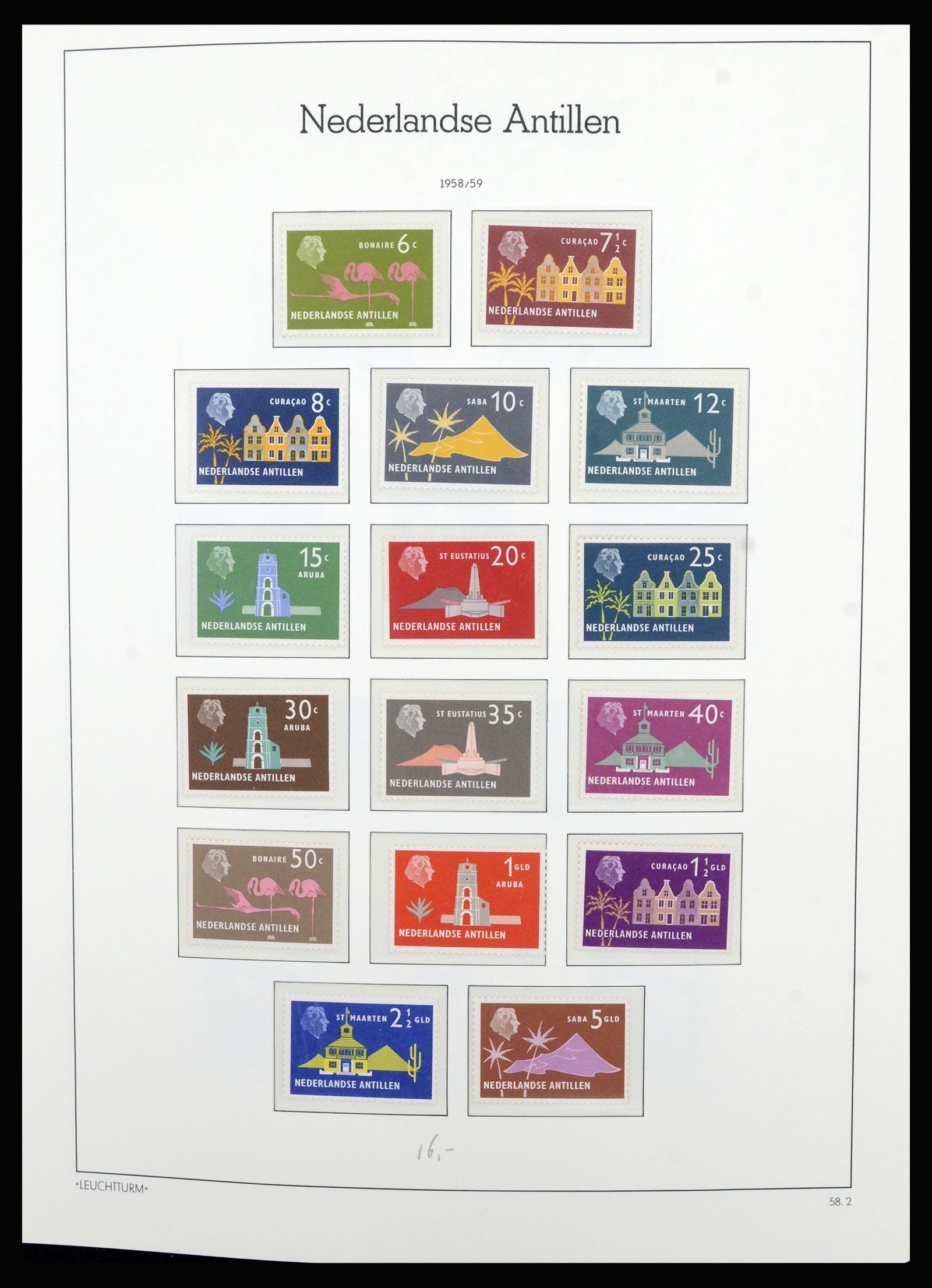 36834 031 - Postzegelverzameling 36834 Curaçao en Nederlandse Antillen 1873-2009.