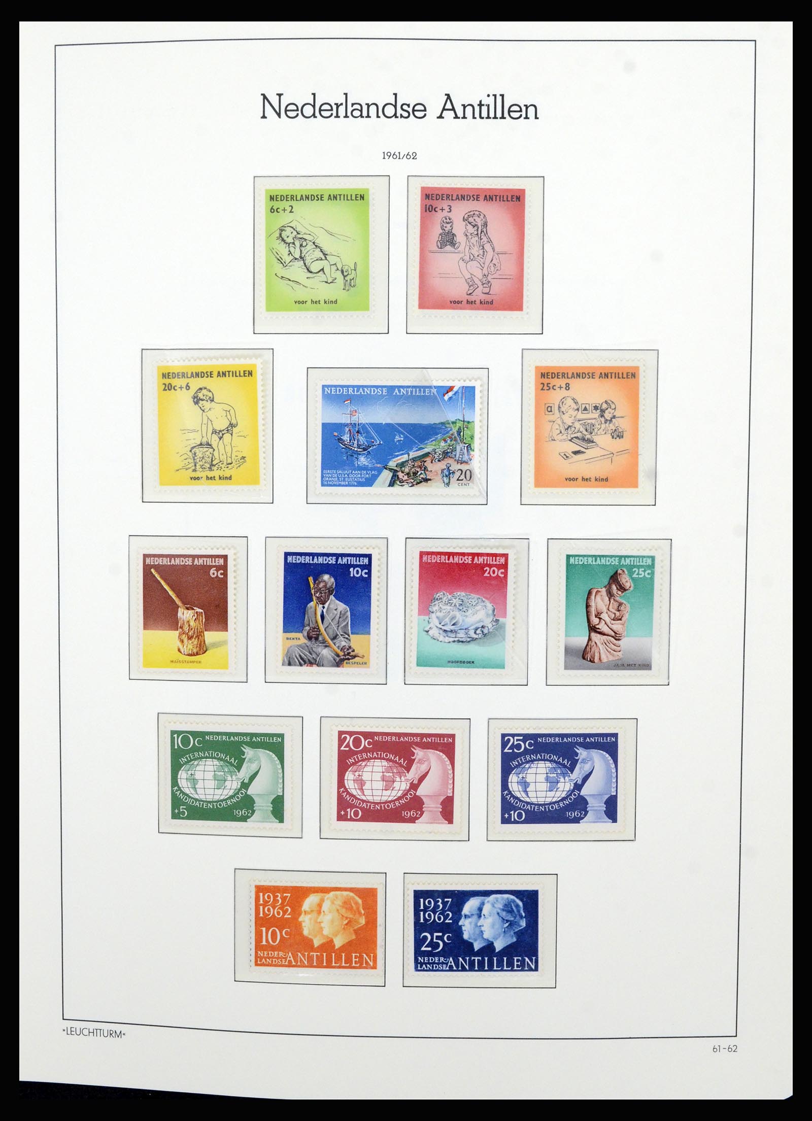 36834 034 - Postzegelverzameling 36834 Curaçao en Nederlandse Antillen 1873-2009.