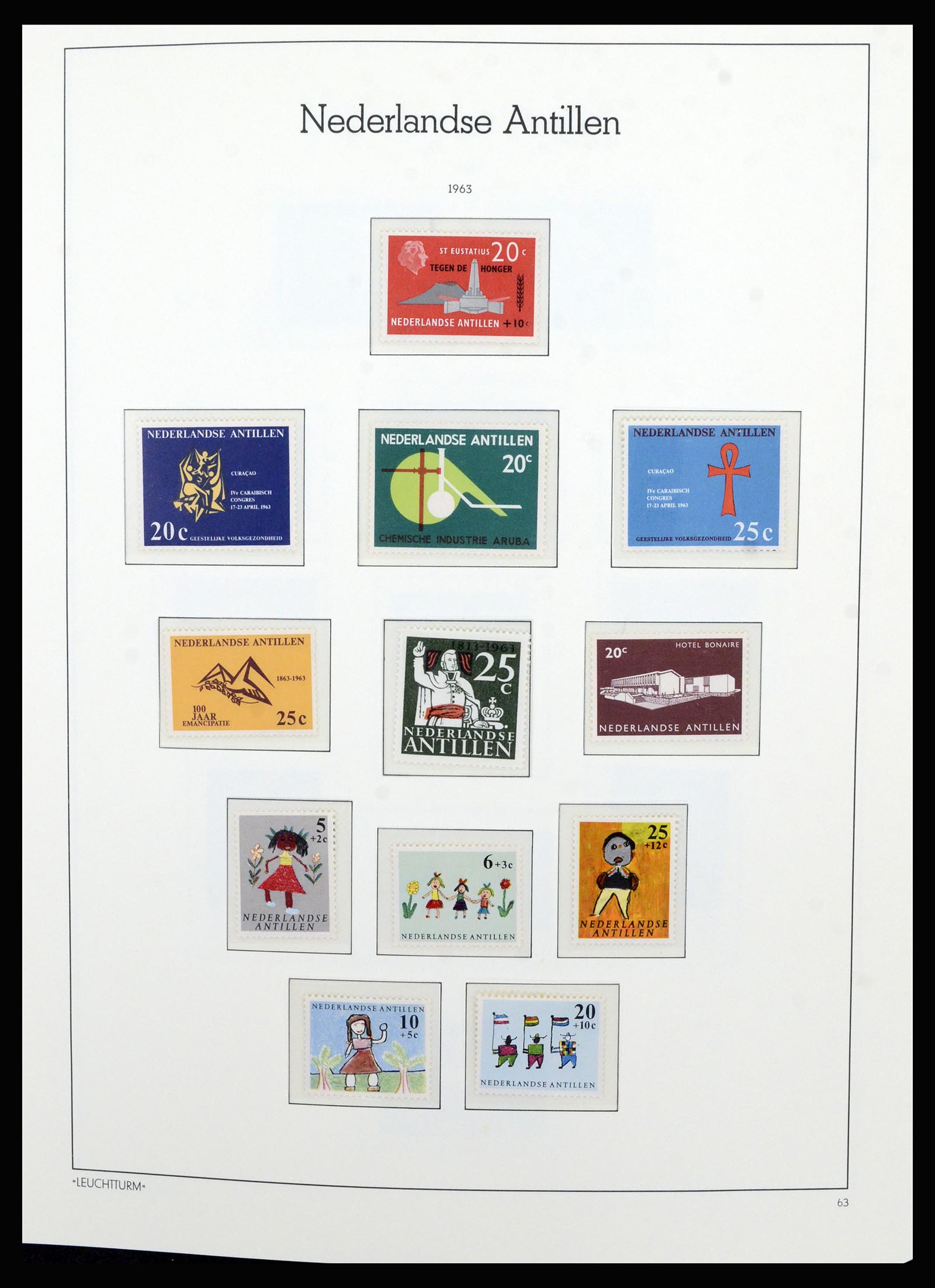36834 036 - Postzegelverzameling 36834 Curaçao en Nederlandse Antillen 1873-2009.