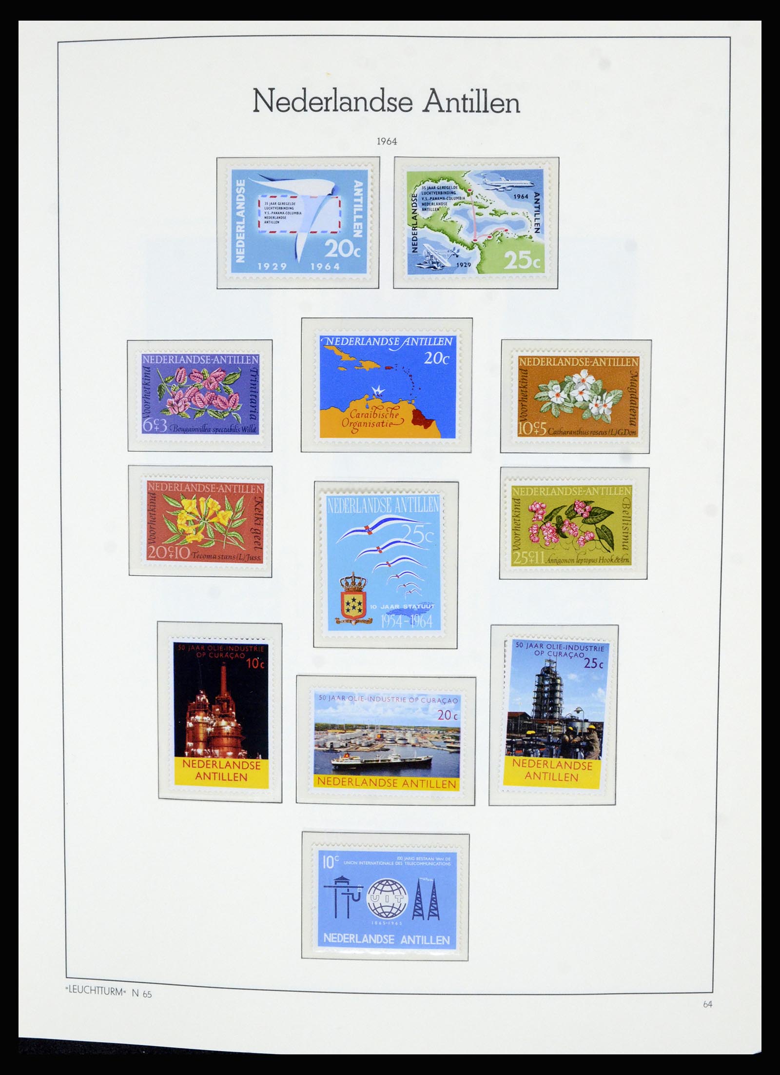36834 037 - Postzegelverzameling 36834 Curaçao en Nederlandse Antillen 1873-2009.