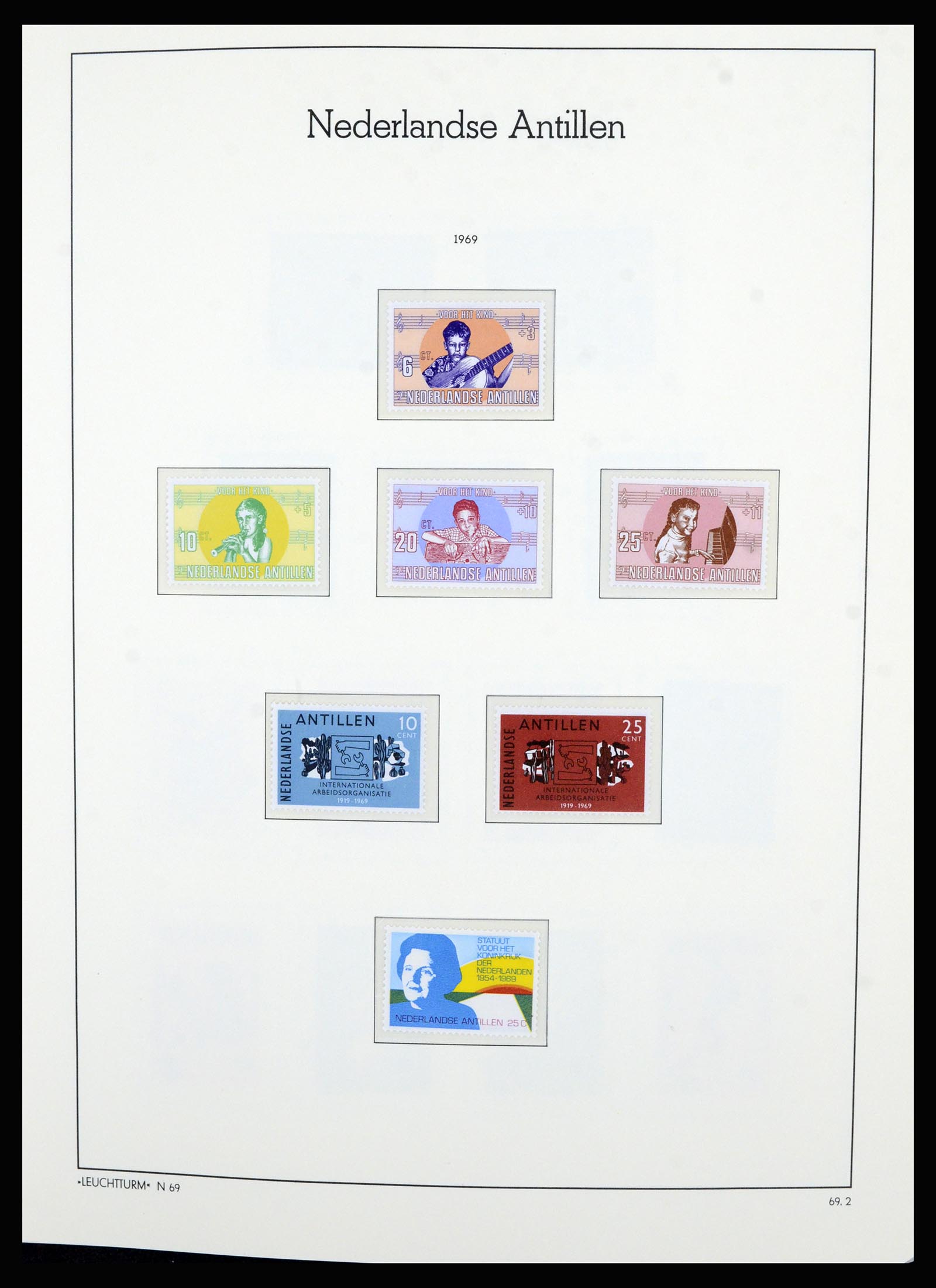 36834 044 - Postzegelverzameling 36834 Curaçao en Nederlandse Antillen 1873-2009.