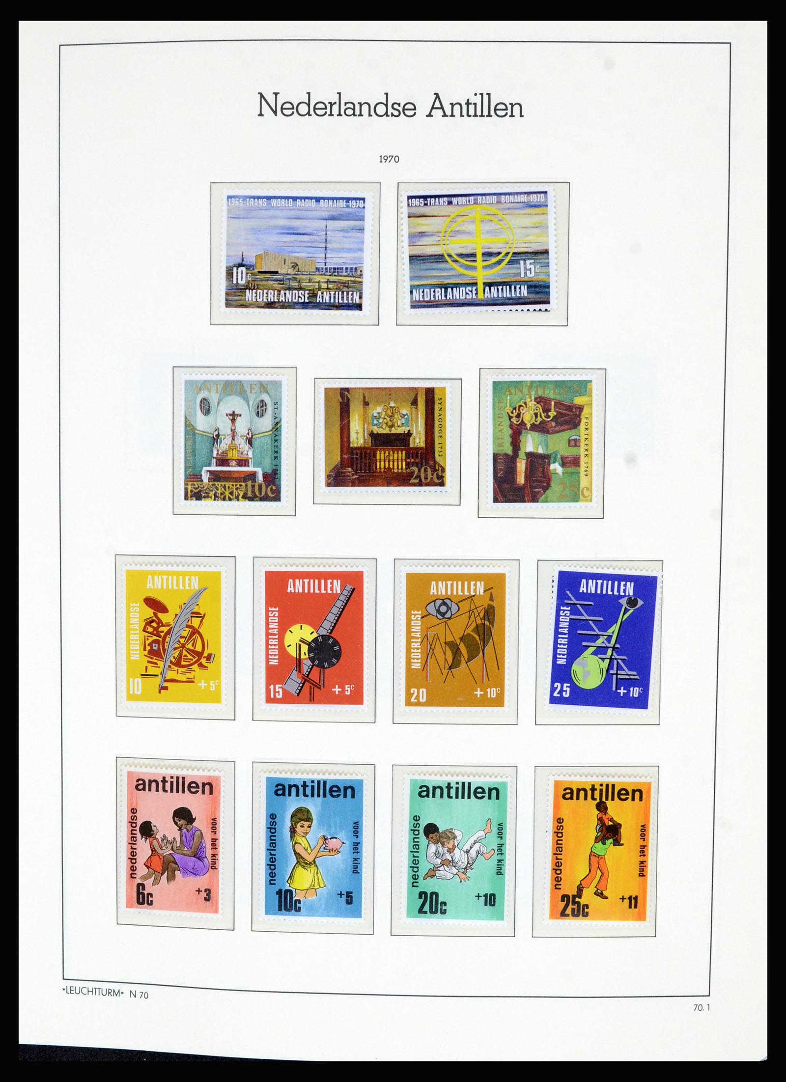 36834 045 - Postzegelverzameling 36834 Curaçao en Nederlandse Antillen 1873-2009.