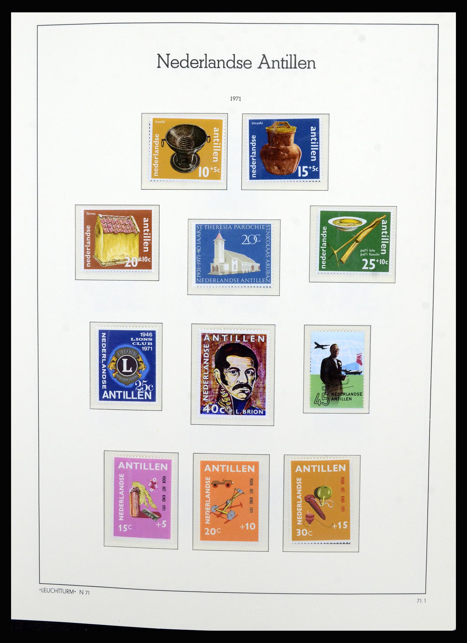 36834 046 - Postzegelverzameling 36834 Curaçao en Nederlandse Antillen 1873-2009.