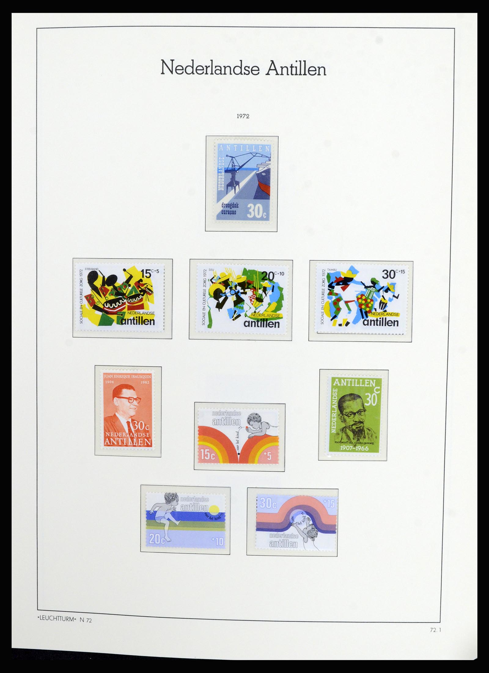 36834 047 - Postzegelverzameling 36834 Curaçao en Nederlandse Antillen 1873-2009.