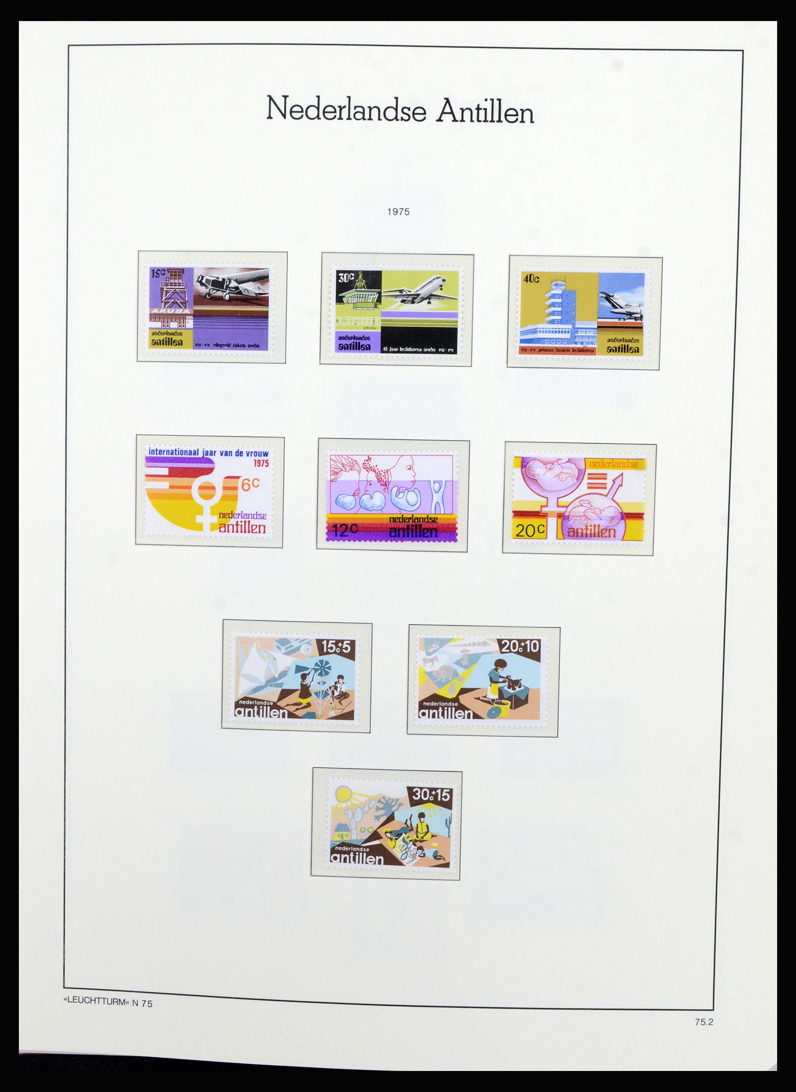 36834 056 - Postzegelverzameling 36834 Curaçao en Nederlandse Antillen 1873-2009.