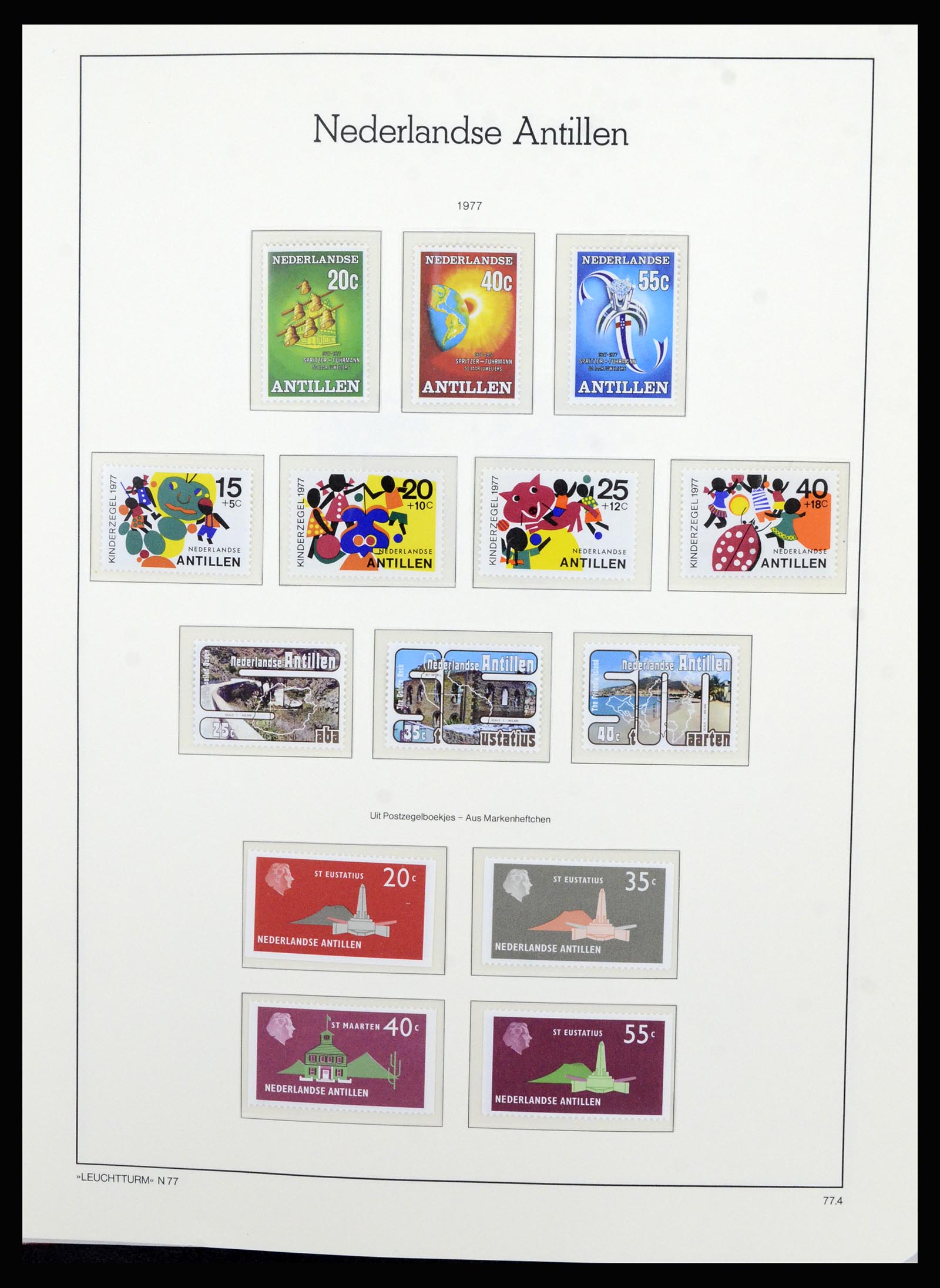 36834 061 - Postzegelverzameling 36834 Curaçao en Nederlandse Antillen 1873-2009.