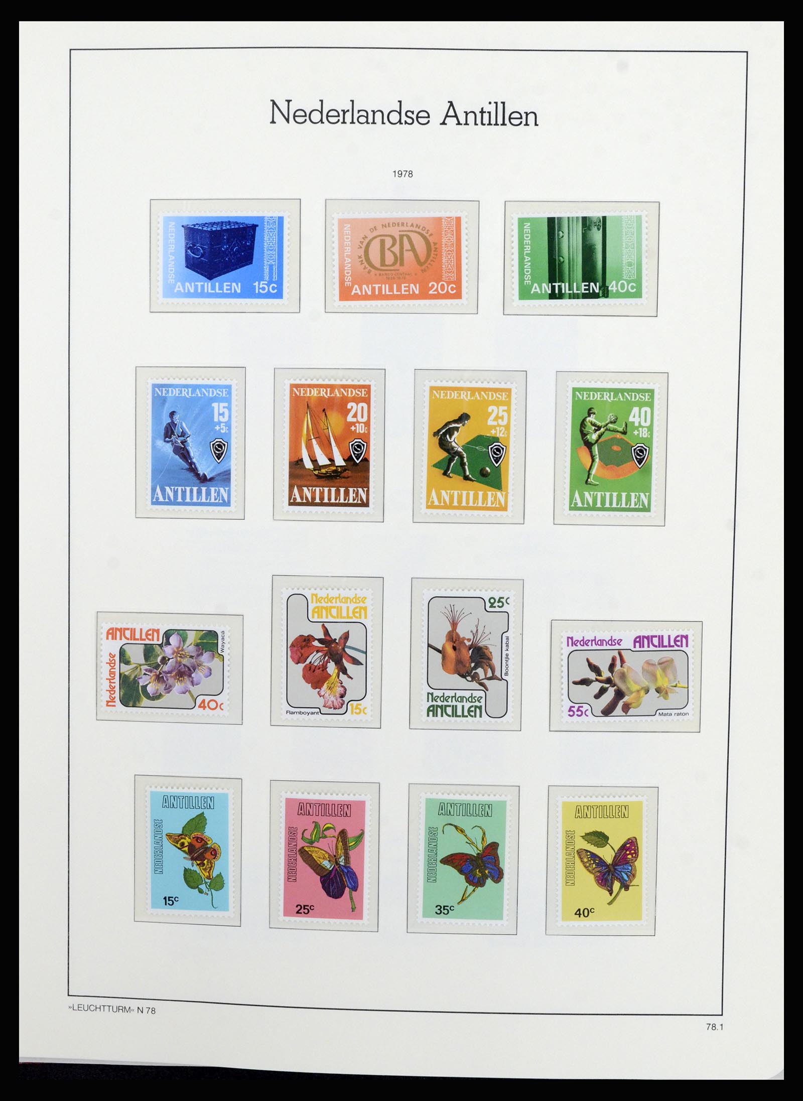 36834 063 - Postzegelverzameling 36834 Curaçao en Nederlandse Antillen 1873-2009.
