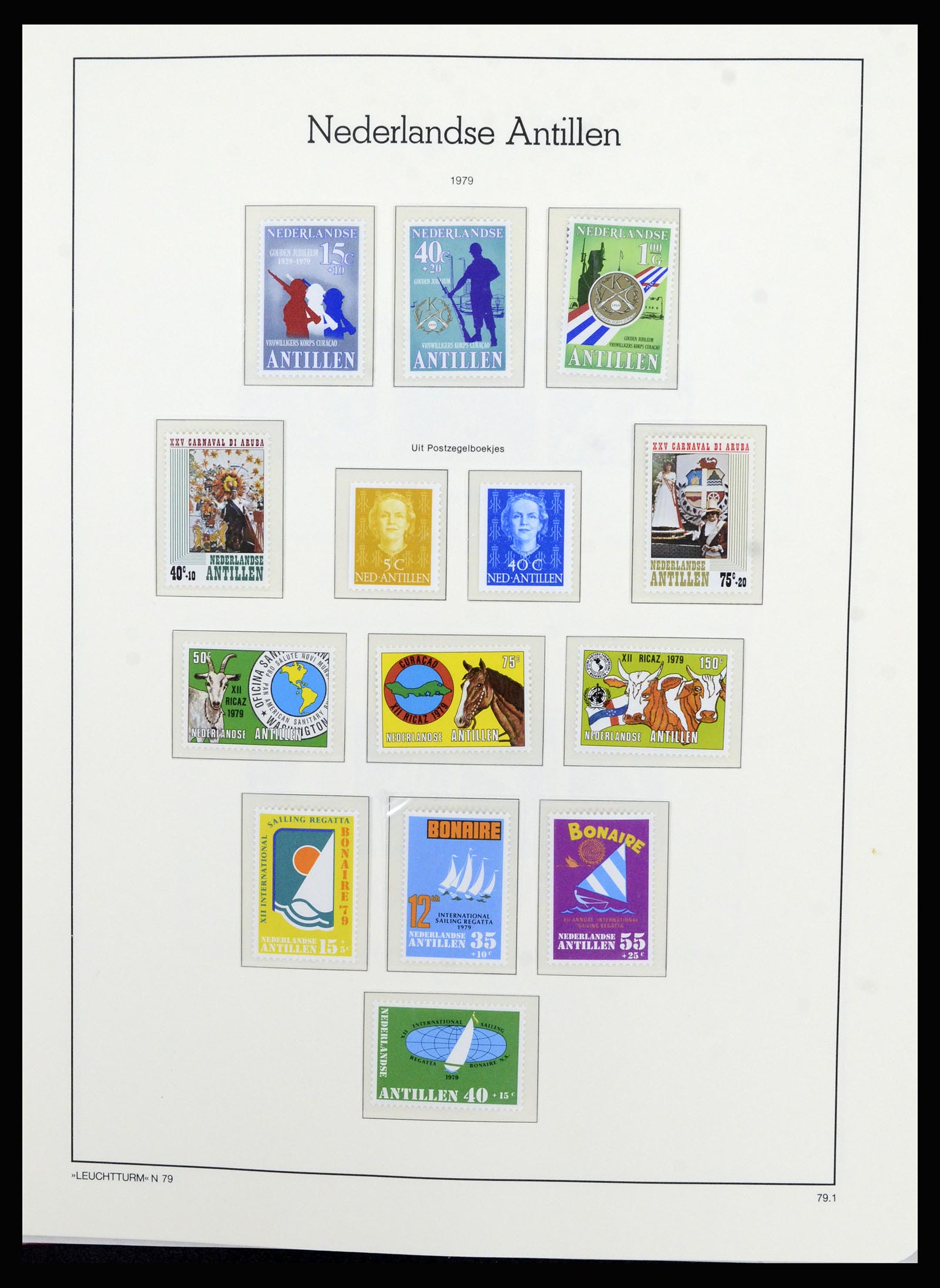 36834 066 - Postzegelverzameling 36834 Curaçao en Nederlandse Antillen 1873-2009.
