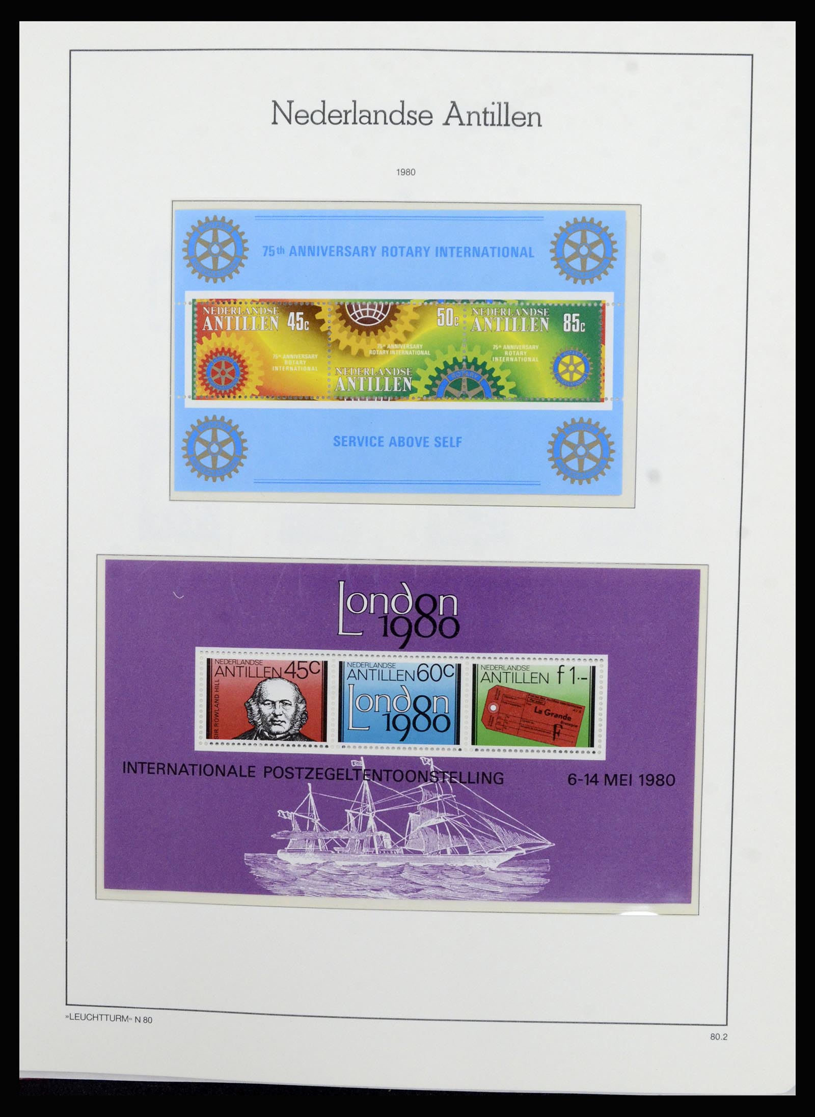 36834 070 - Postzegelverzameling 36834 Curaçao en Nederlandse Antillen 1873-2009.