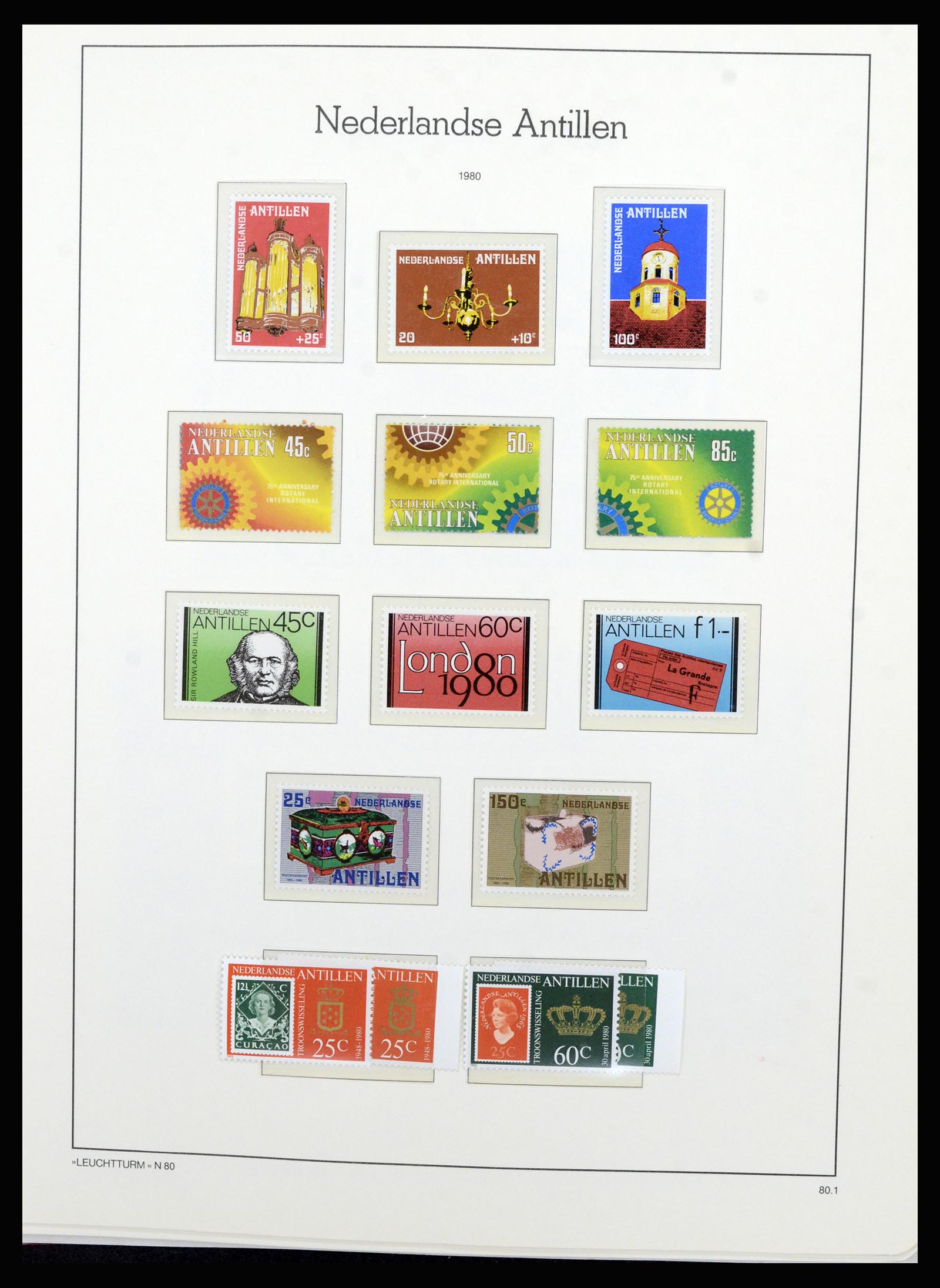 36834 071 - Postzegelverzameling 36834 Curaçao en Nederlandse Antillen 1873-2009.